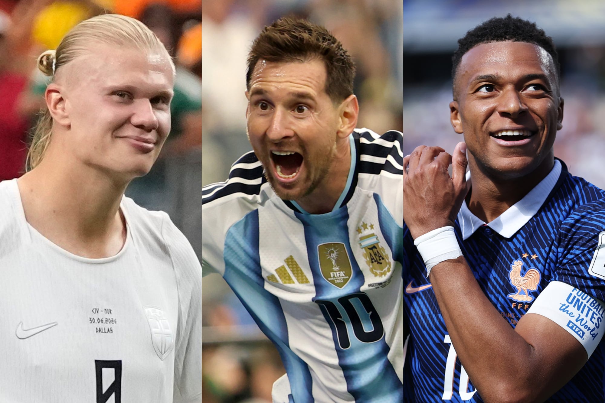 Así está la tabla de goleadores del Mundial 2026, con Messi, Mbappé y Haaland