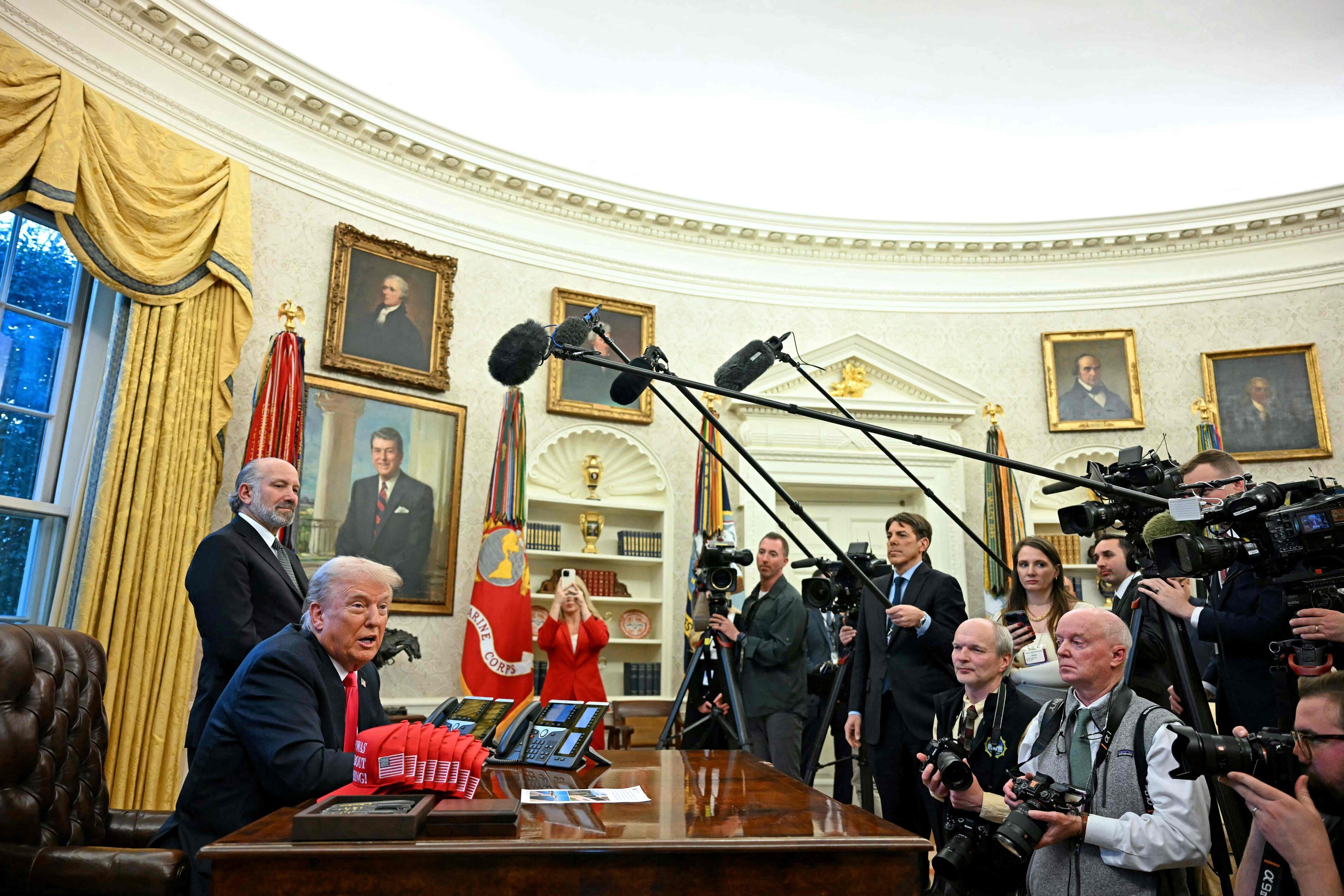 Trump en el Salón Oval