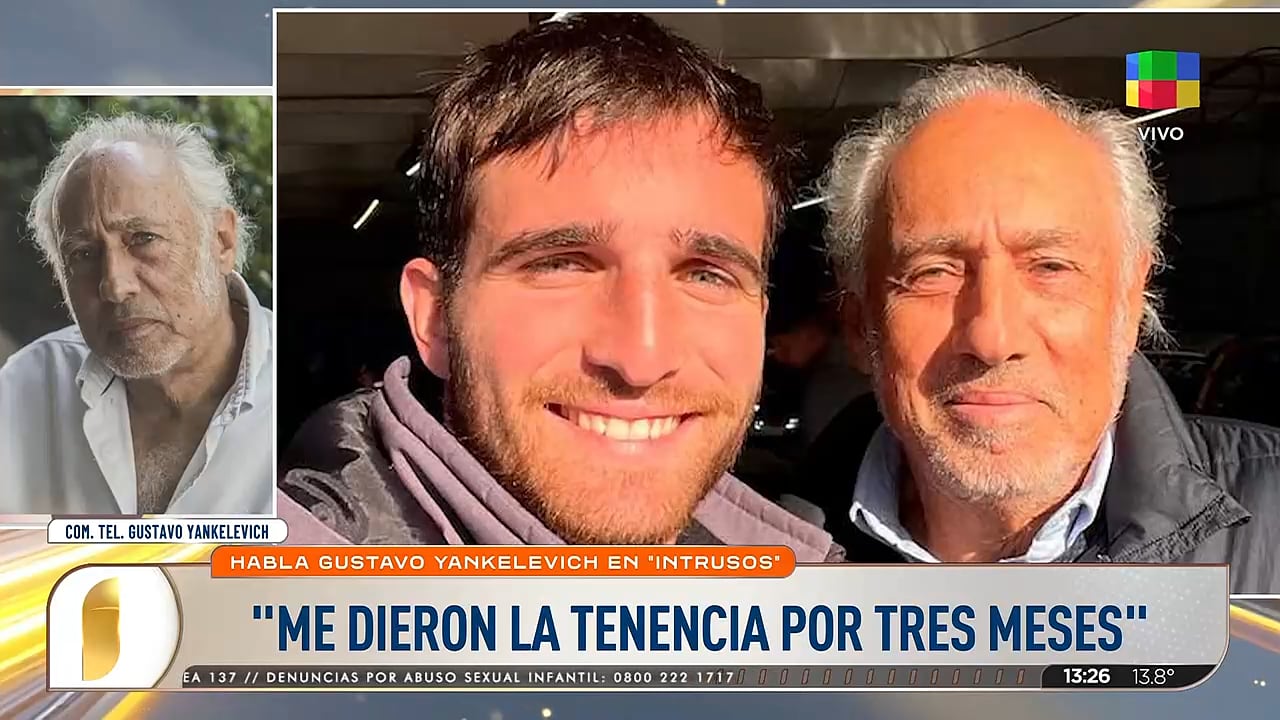 Gustavo Yankelevich rompió el silencio en Intrusos tras el relato de violencia que sufrió su nieto por parte de su padre