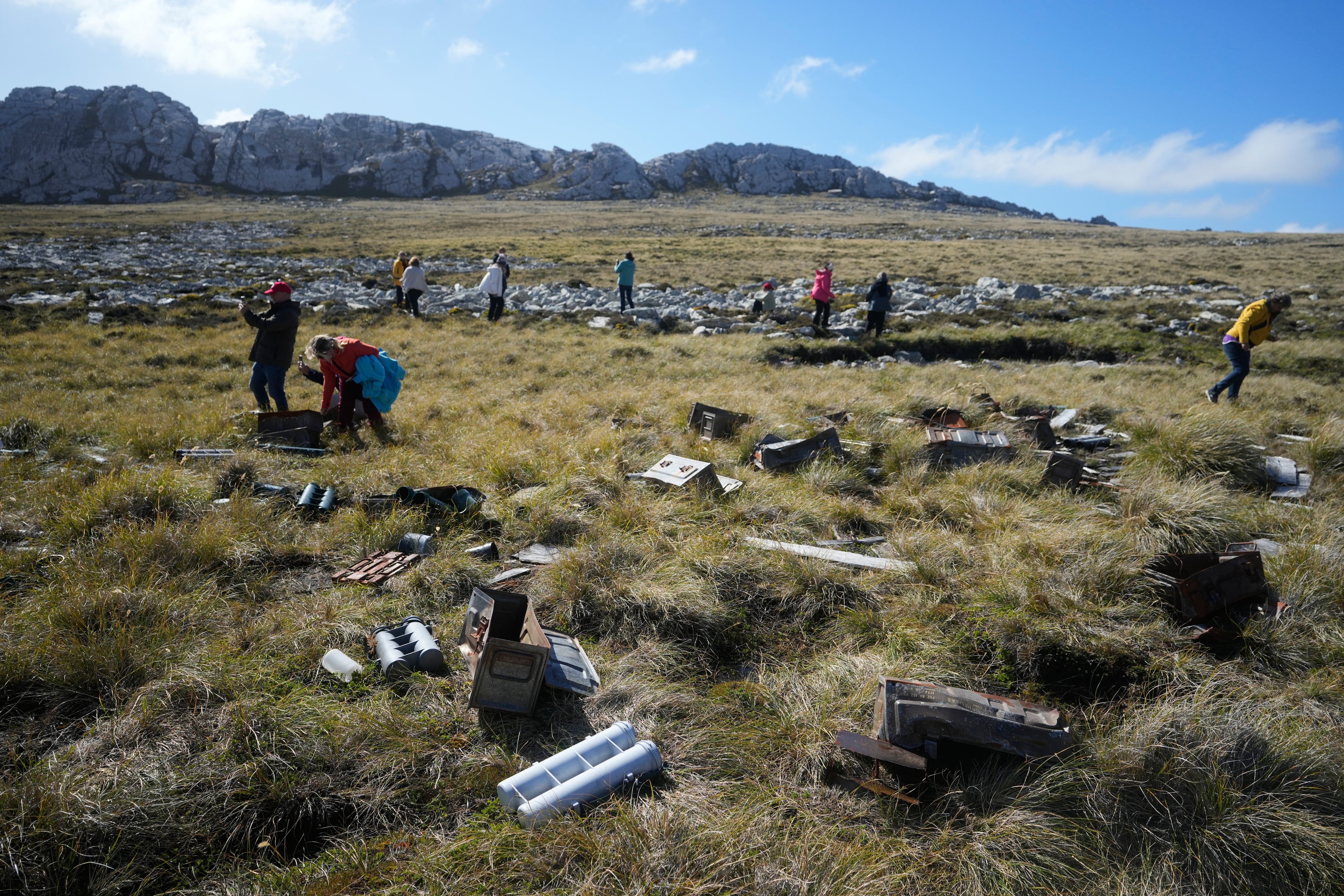 El Monte Tumbledown, escenario de un combate clave en la guerra de las Malvinas
