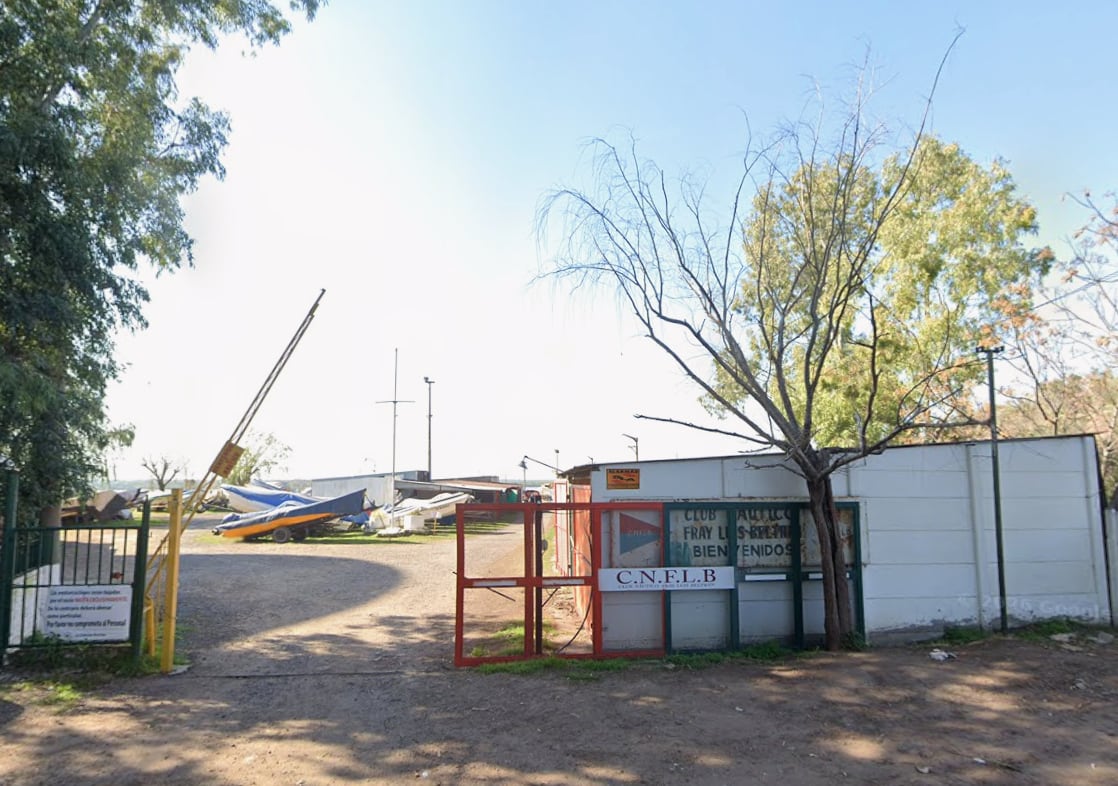 El Club Náutico Fray Luis Beltrán, de donde partieron los cuatro hombres en lancha