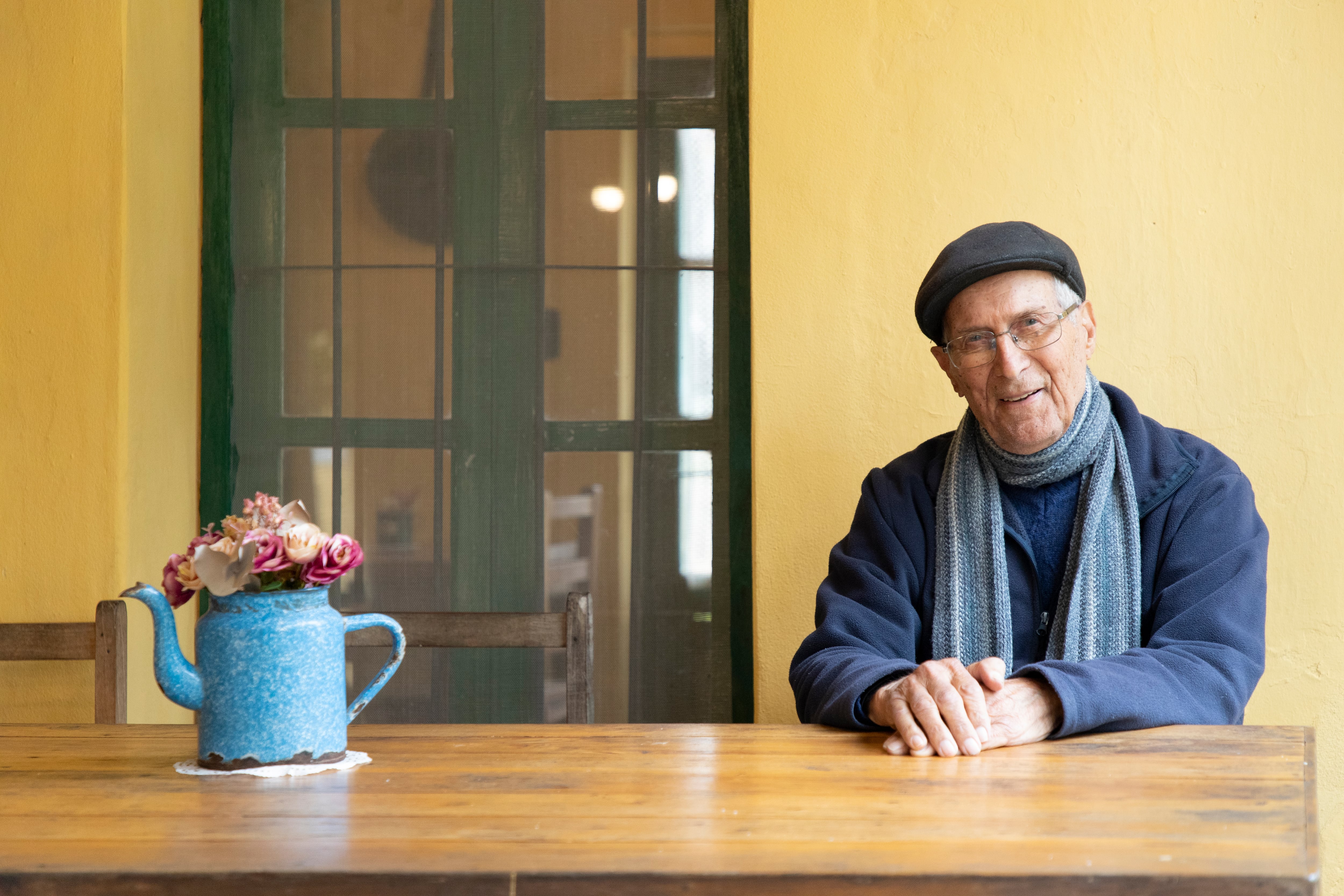 Don Leandro estuvo al frente de la parrilla durante años.