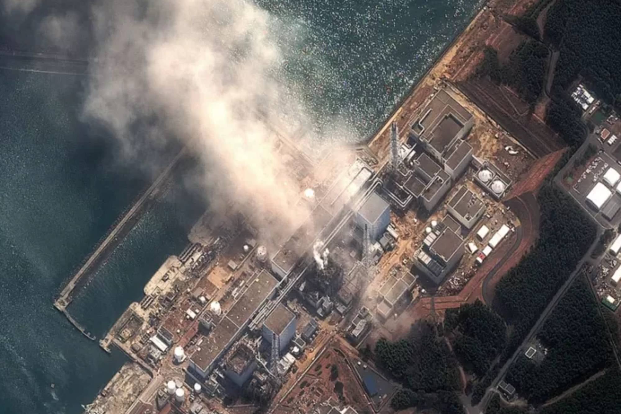 El tsunami de 2011 causó fallas en la planta nuclear de Fukushima.