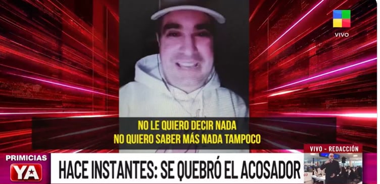 Hernán Bloquero se quebró al hablar con Pablo Layus (Foto: Captura TV)