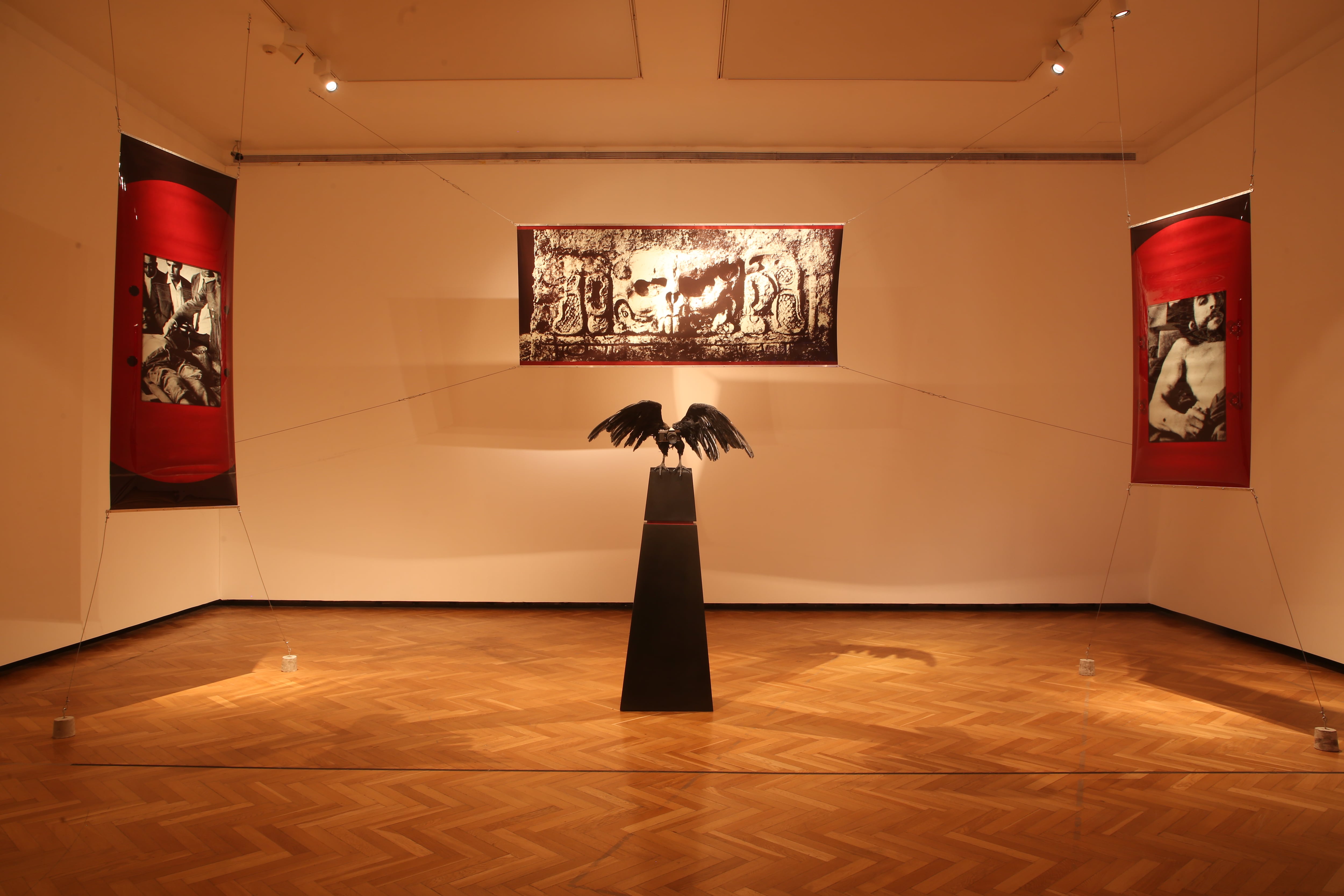 Vista de sala de la muestra en el Bellas Artes