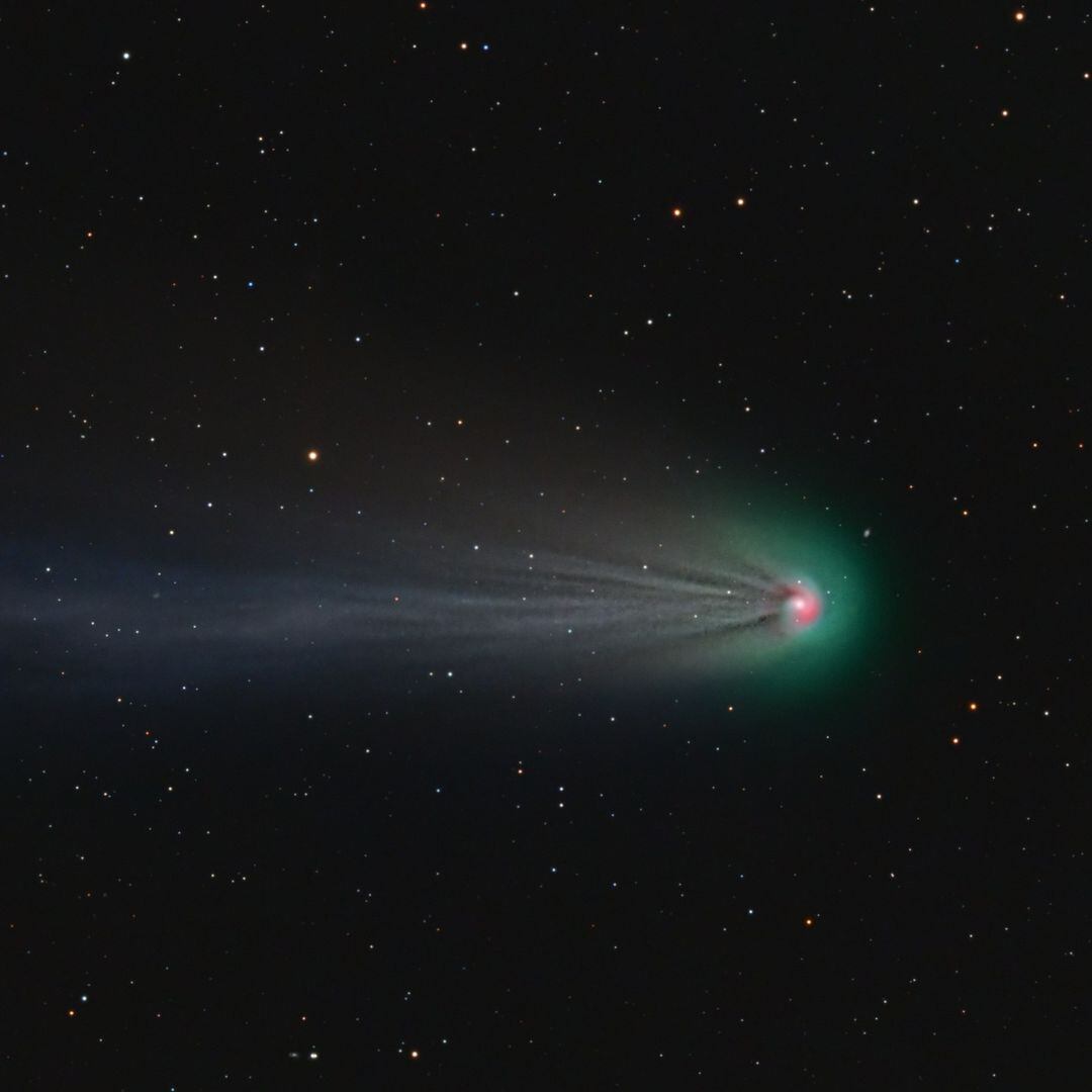 Imagen del Cometa de Diablo capturada por el astrofotógrafo, Jan Erik Vallestad