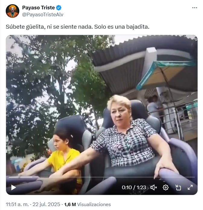 El divertido posteo tuvo más de 1,6 millones de visualizaciones en X