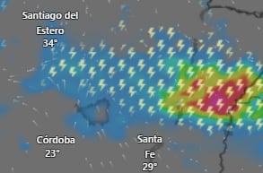 Hay alerta amarilla por tormentas, lluvias y viento para este miércoles: las provincias afectadas