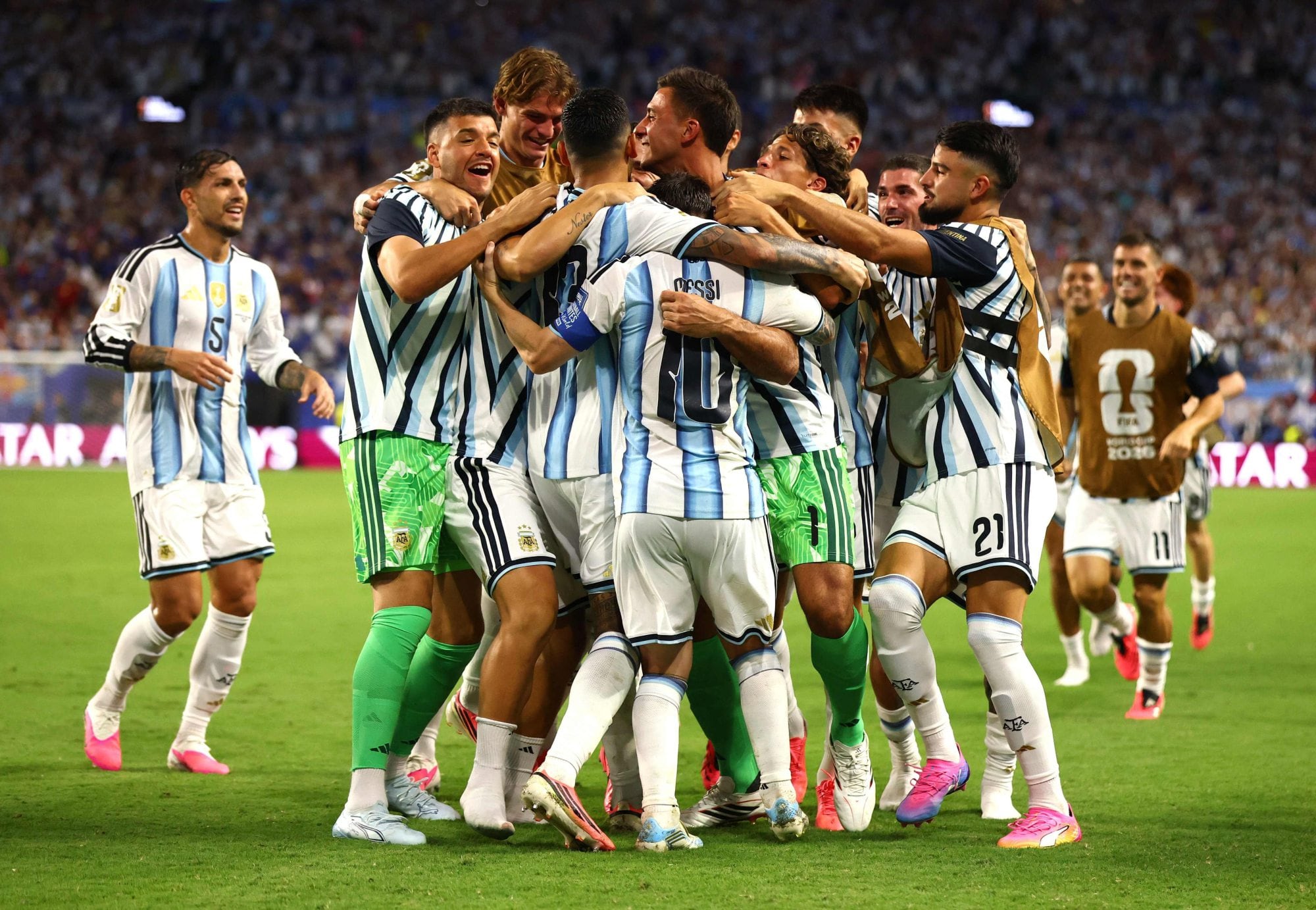 El triunfo argentino (Photo by ROBERT CIANFLONE / GETTY IMAGES NORTH AMERICA / Getty Images via AFP)