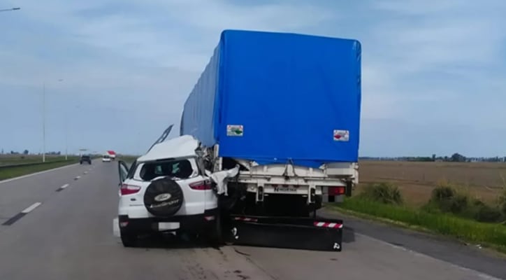 El choque en Córdoba.