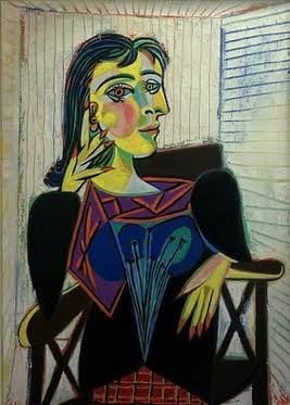 Retrato de Dora Maar, la pareja de Picasso cuando conoció a Gilot (Foto: Wikipedia)