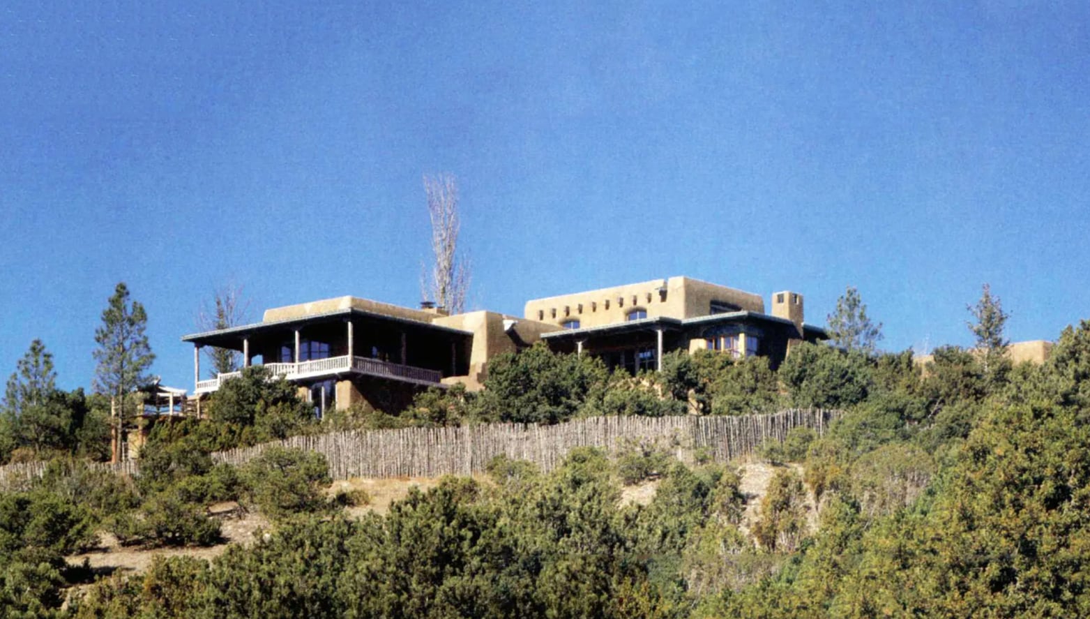 La casa de Gene Hackman en Santa Fe, Nueva Mexico