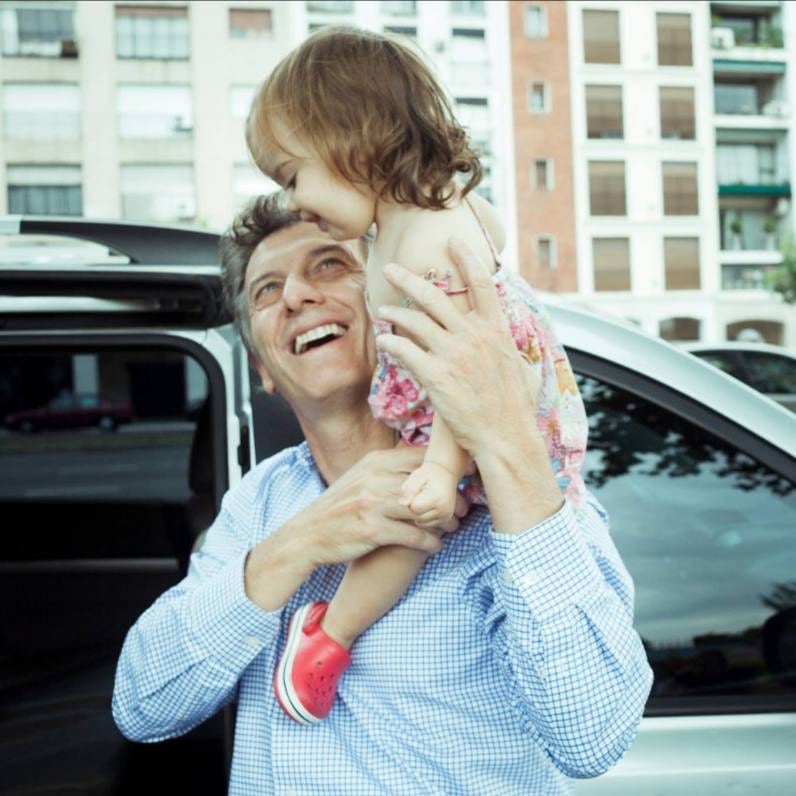 Otra de las fotos que compartió Mauricio Macri para celebrar los 15 años de su hija Antonia