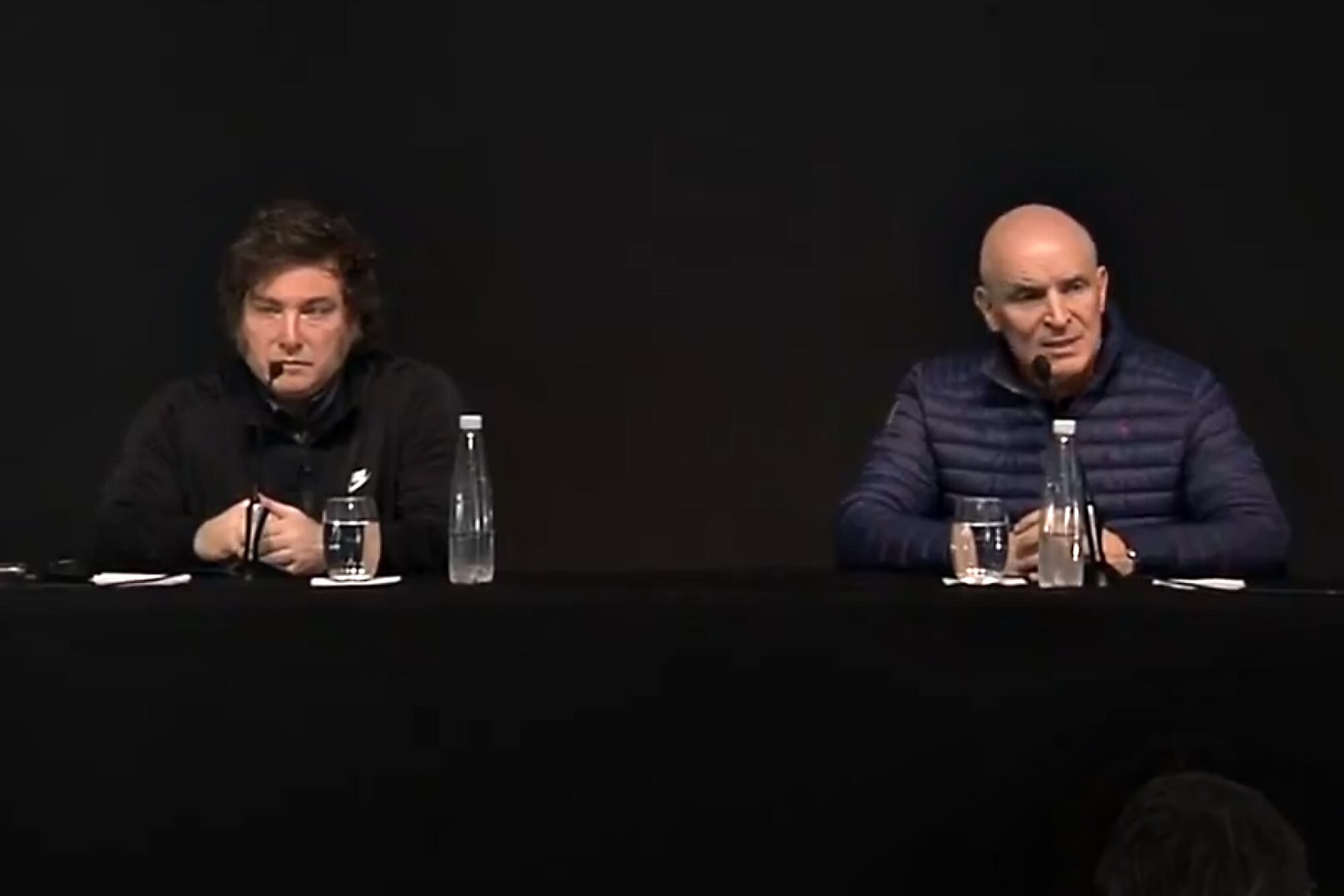 Espert, con Milei, en la muestra Agroactiva