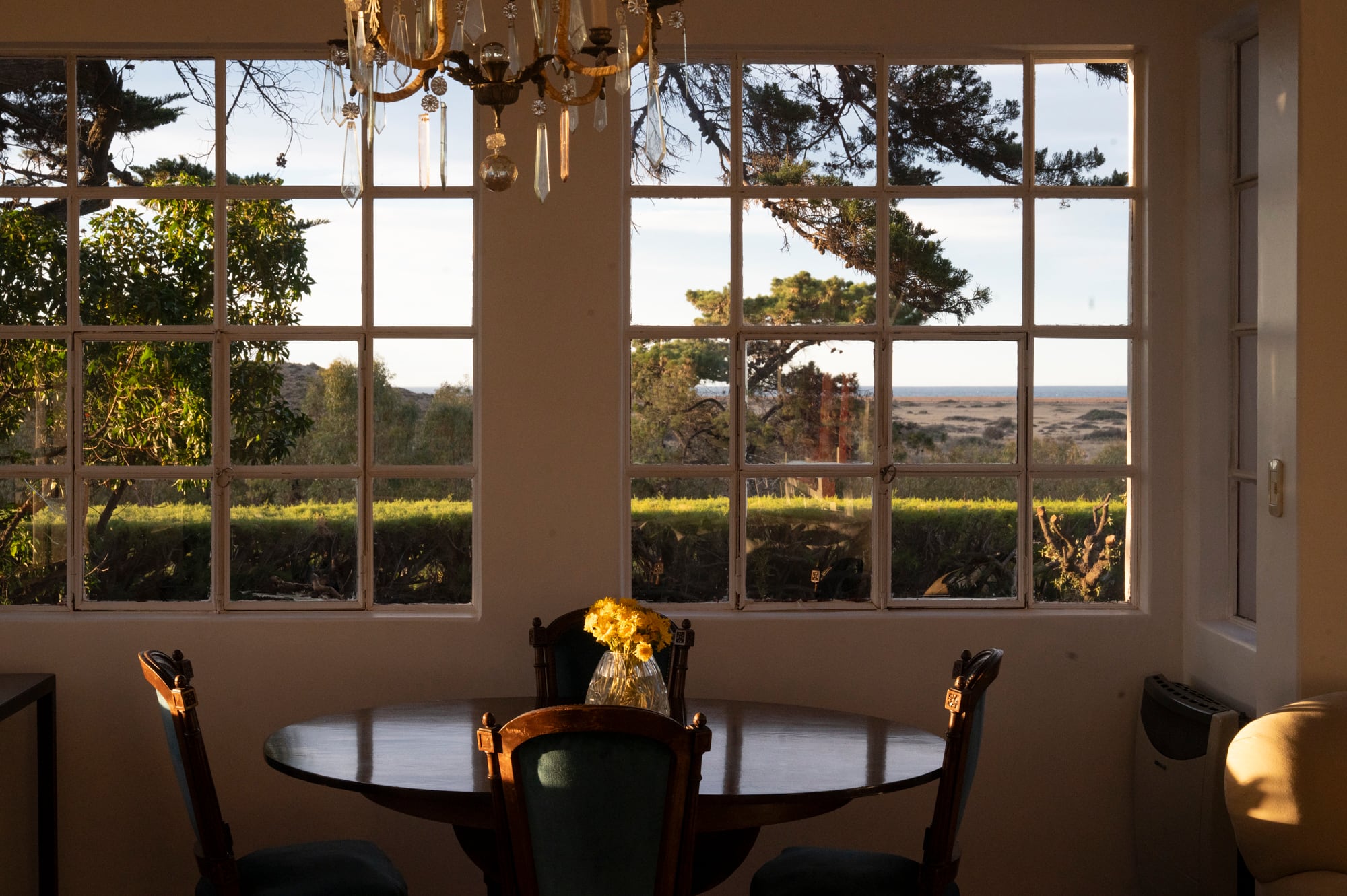 La vista desde el living