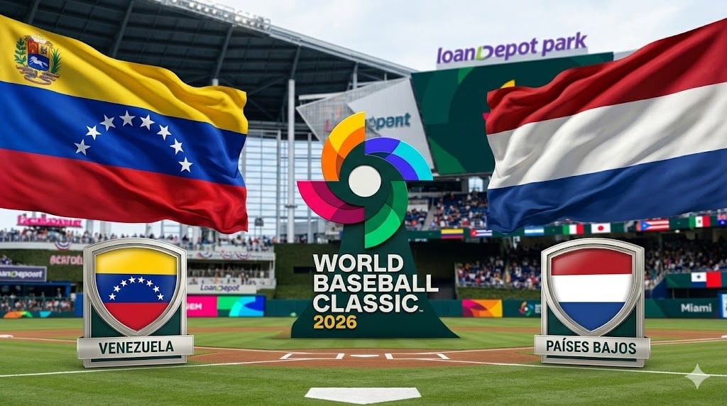 Venezuela vs. Países Bajos: hora y cómo ver en vivo el Clásico Mundial de Béisbol en EE.UU., hoy