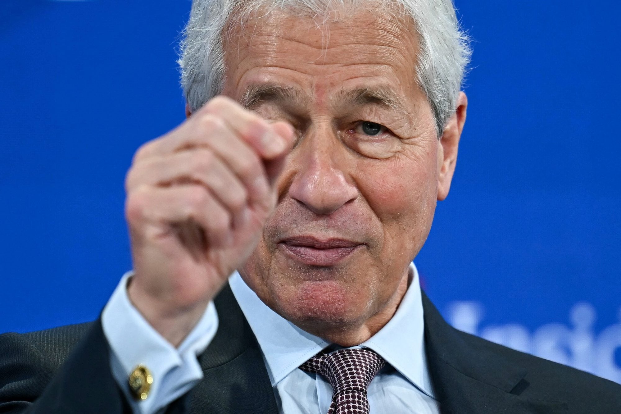 James Dimon, CEO de JP Morgan, en Davos