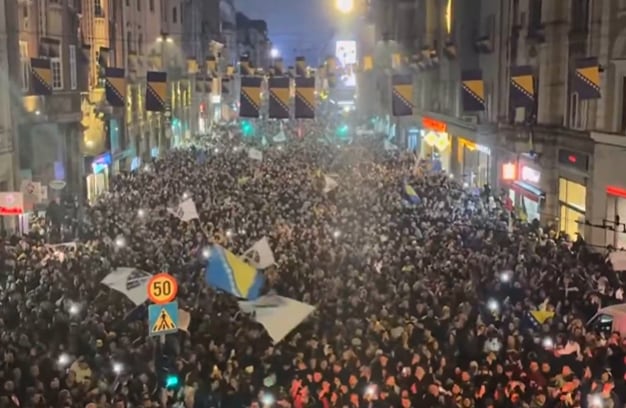 Bosnia y Herzegovina celebra en Sarajevo su clasificación al Mundial tras eliminar a Italia