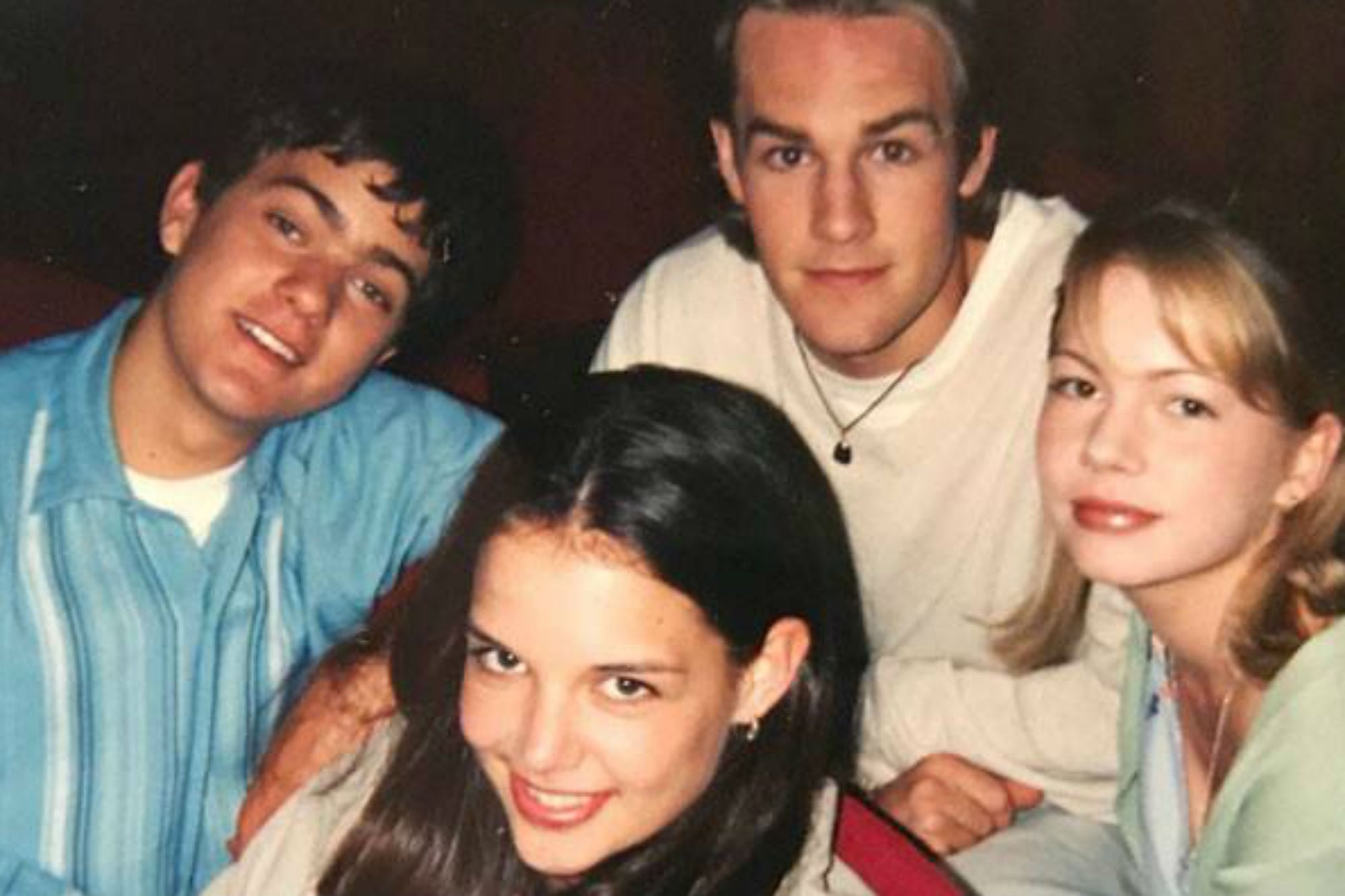 Los cuatro protagonistas de la exitosa serie: Joshua Jackson, Katie Holmes James Van Der Beek y Michelle Williams