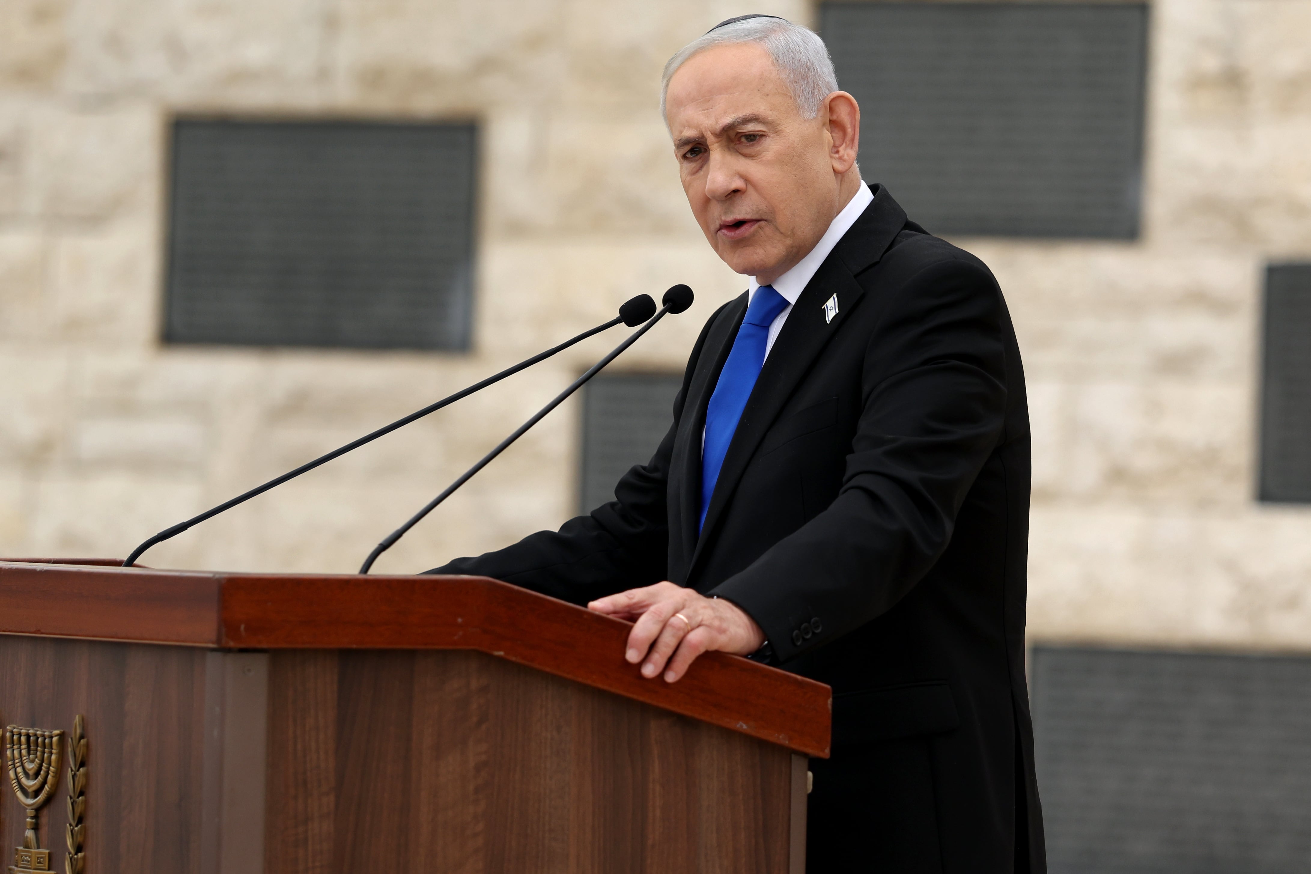 El primer ministro de Israel, Benjamin Netanyahu