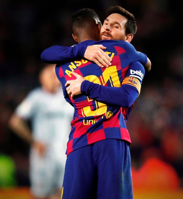 Ansu iba en camino a ser el heredero de Messi en Barcelona (Foto: X)