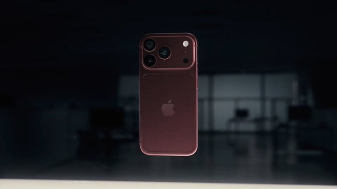 El iPhone 18 Pro Max en color borgoña