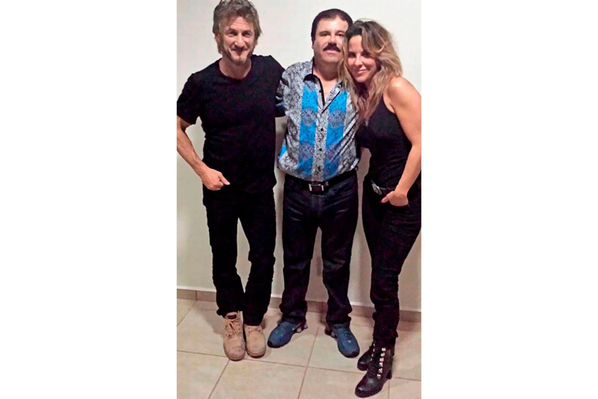 Fotografía tomada durante el encuentro entre Kate del Castillo, Joaquín