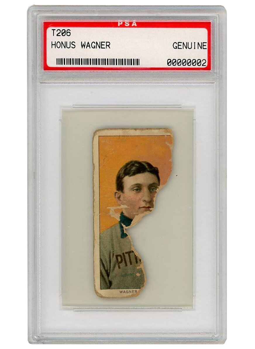 En 2022, media carta T206 Honus Wagner fue subastada por más de US$475.000 (Foto: SCP Auctions)