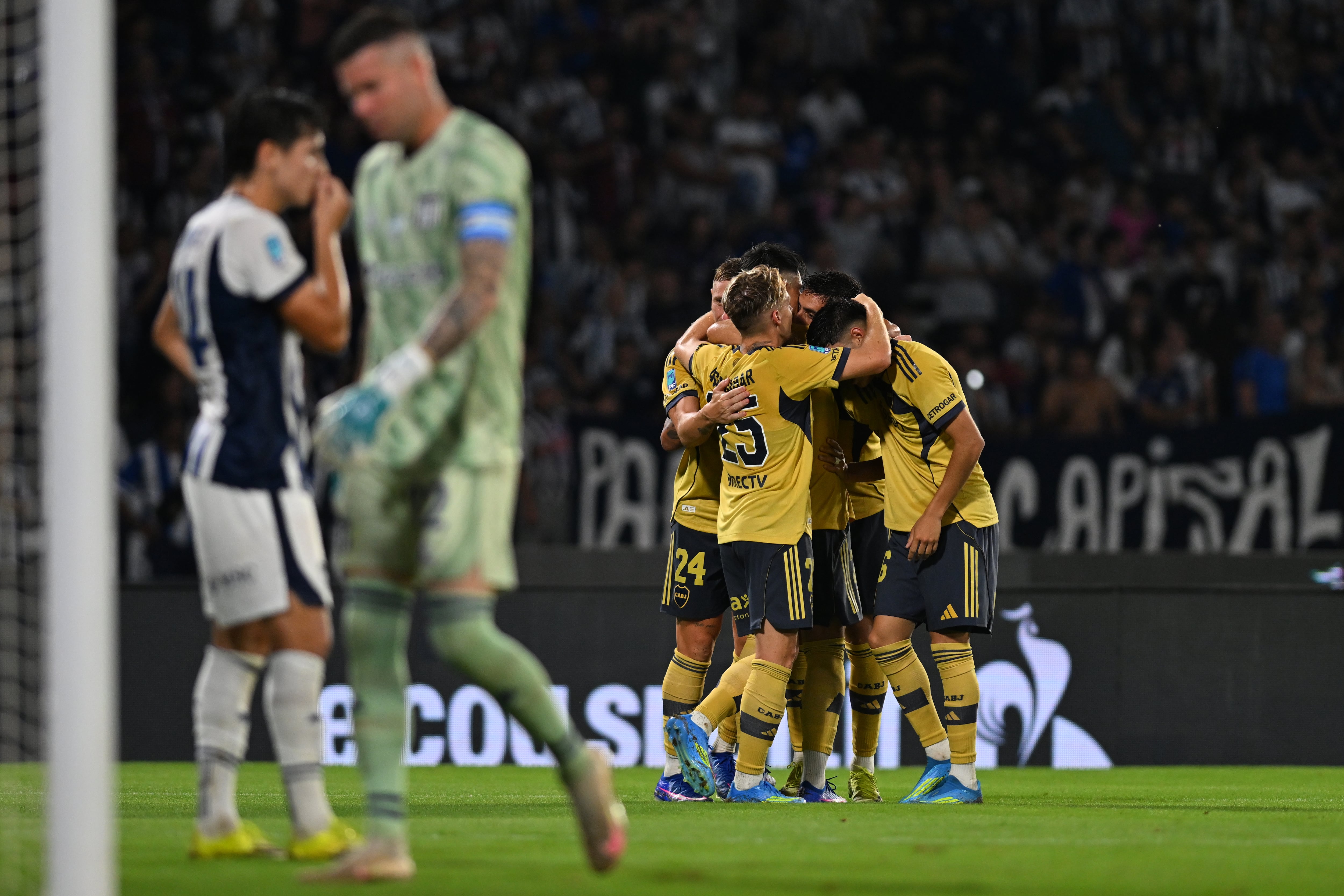 Boca le ganó 1-0 a Talleres en Córdoba, antes del debut en la Copa Libertadores