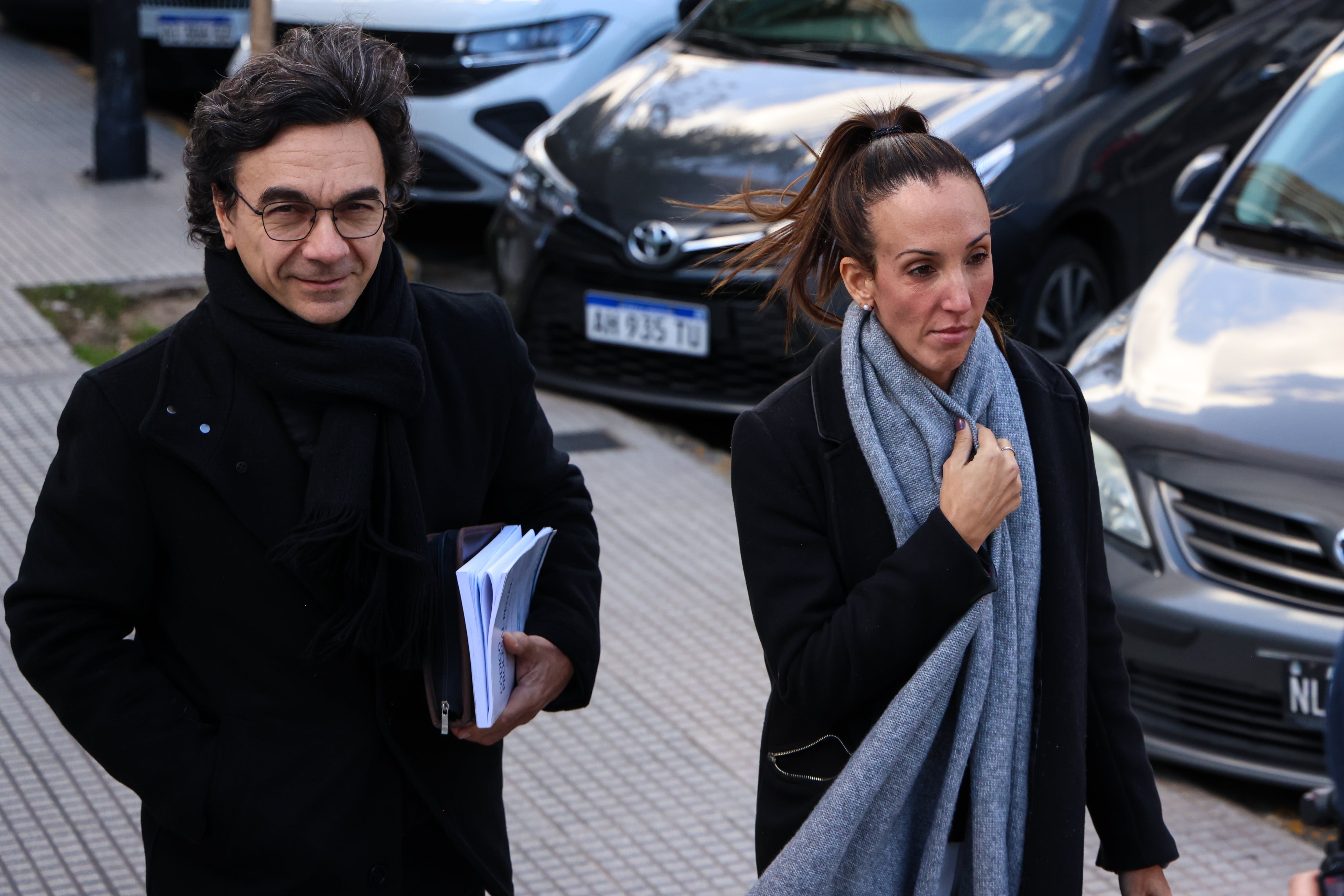 El abogado Vadim Mischanchuk y la psiquiatra Agustina Cosachov