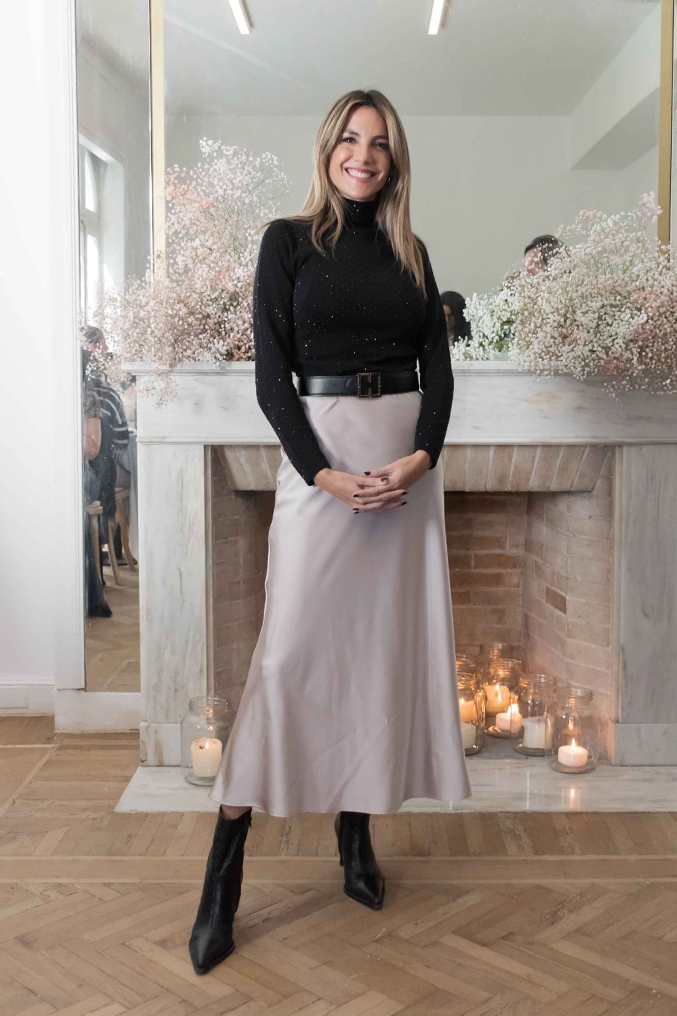 María Belén Ludueña en el brunch de Camila Romano en Marti