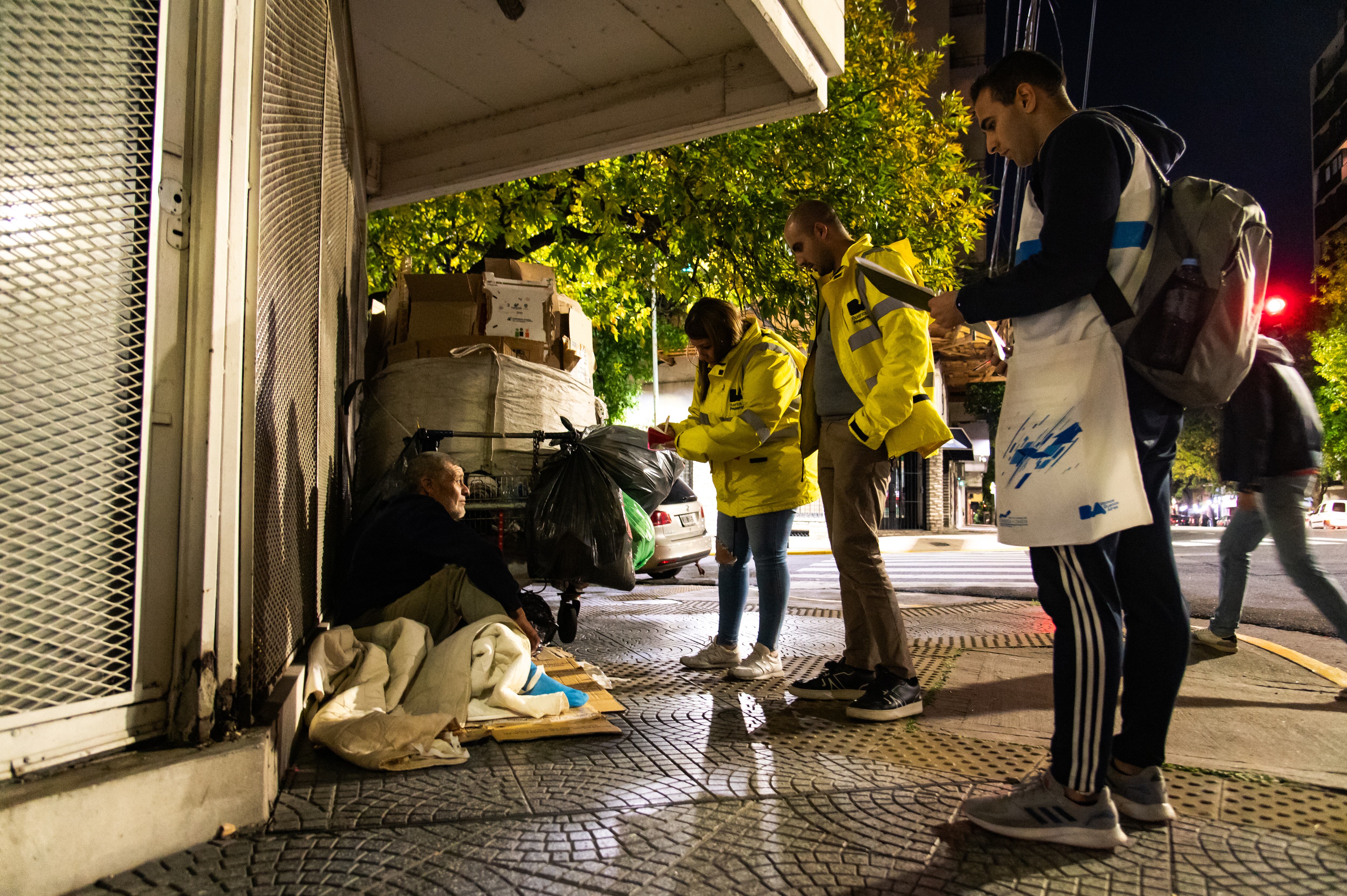 Los resultados del censo de personas en situación de calle hecho por la Ciudad en mayo de este año se difundirán en agosto