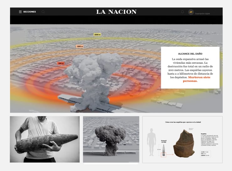 La producción sobre la explosión en la fábrica militar de Río Tercero