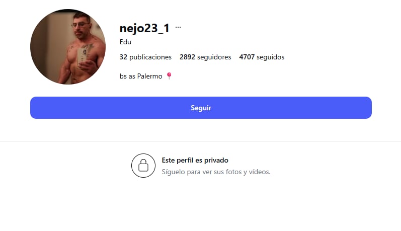 El perfil de Instagram asociado a la cuenta de X también está restringido