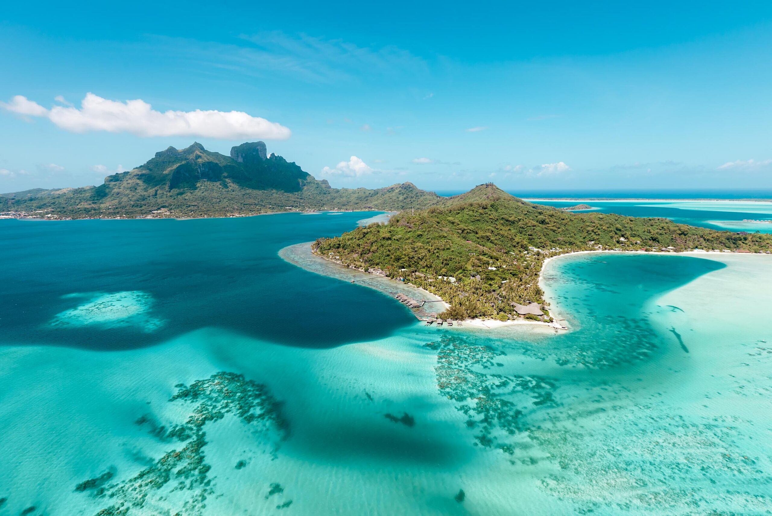 Bora Bora es una de las cientos de islas que conforman el archipiélago de la Polinesia Francesa