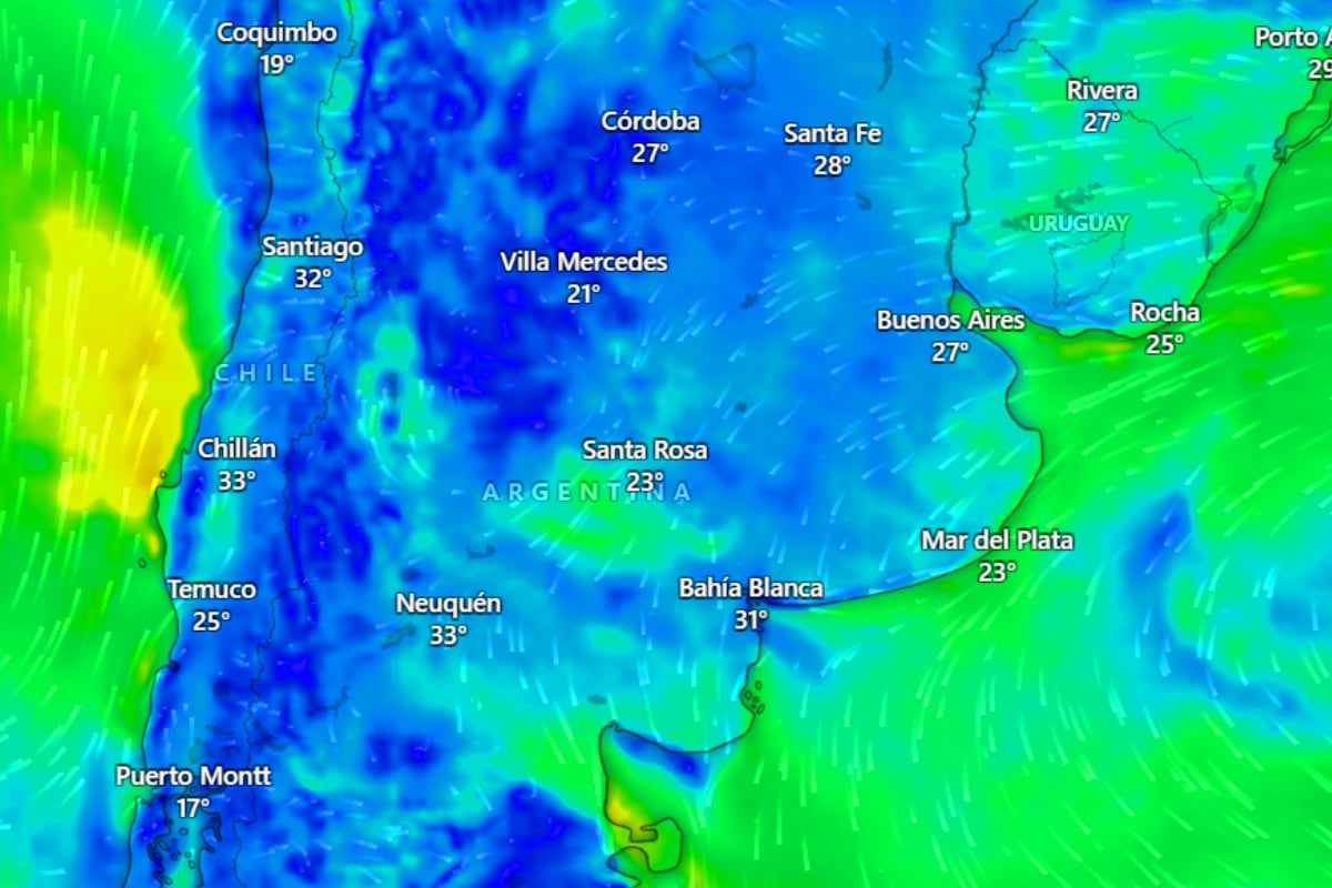 Nublado, inestable y ventoso: así estará el clima este domingo, según el último informe del SMN