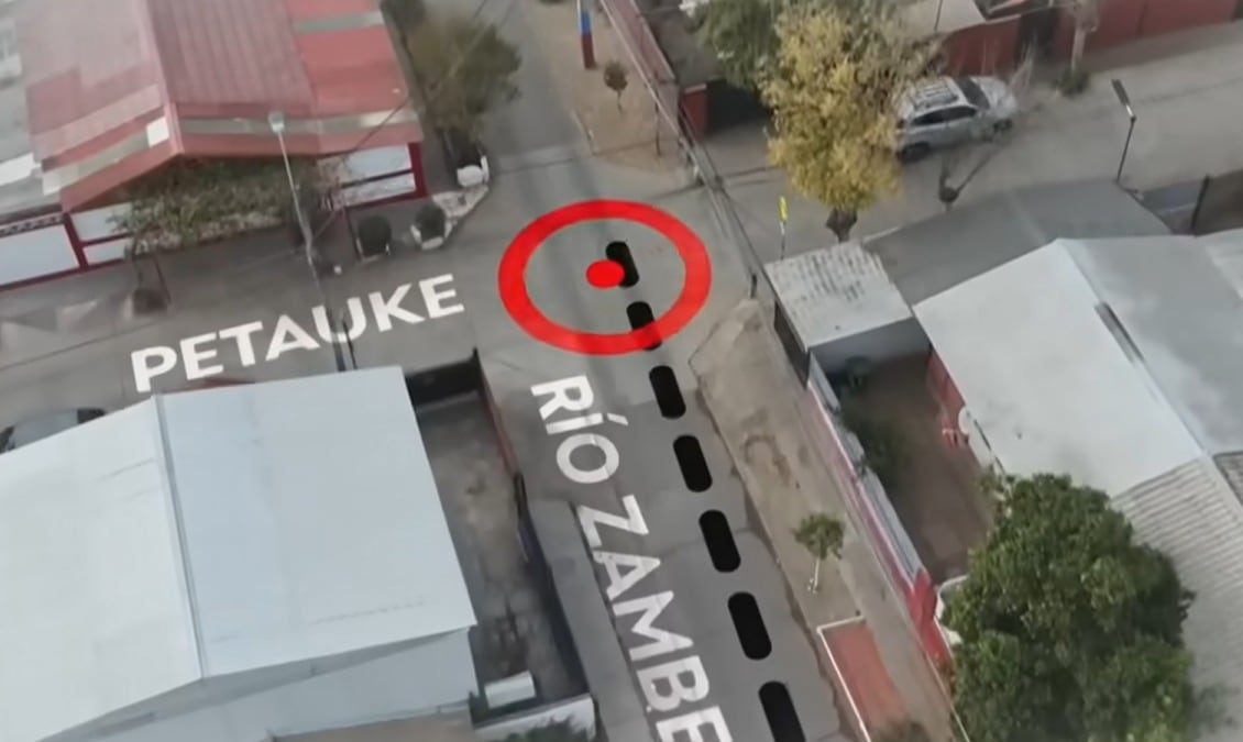 La esquina de Río Zambezzi y Petauke, el lugar donde fue asesinado Javier Olivares Simao, en Cerro Navia