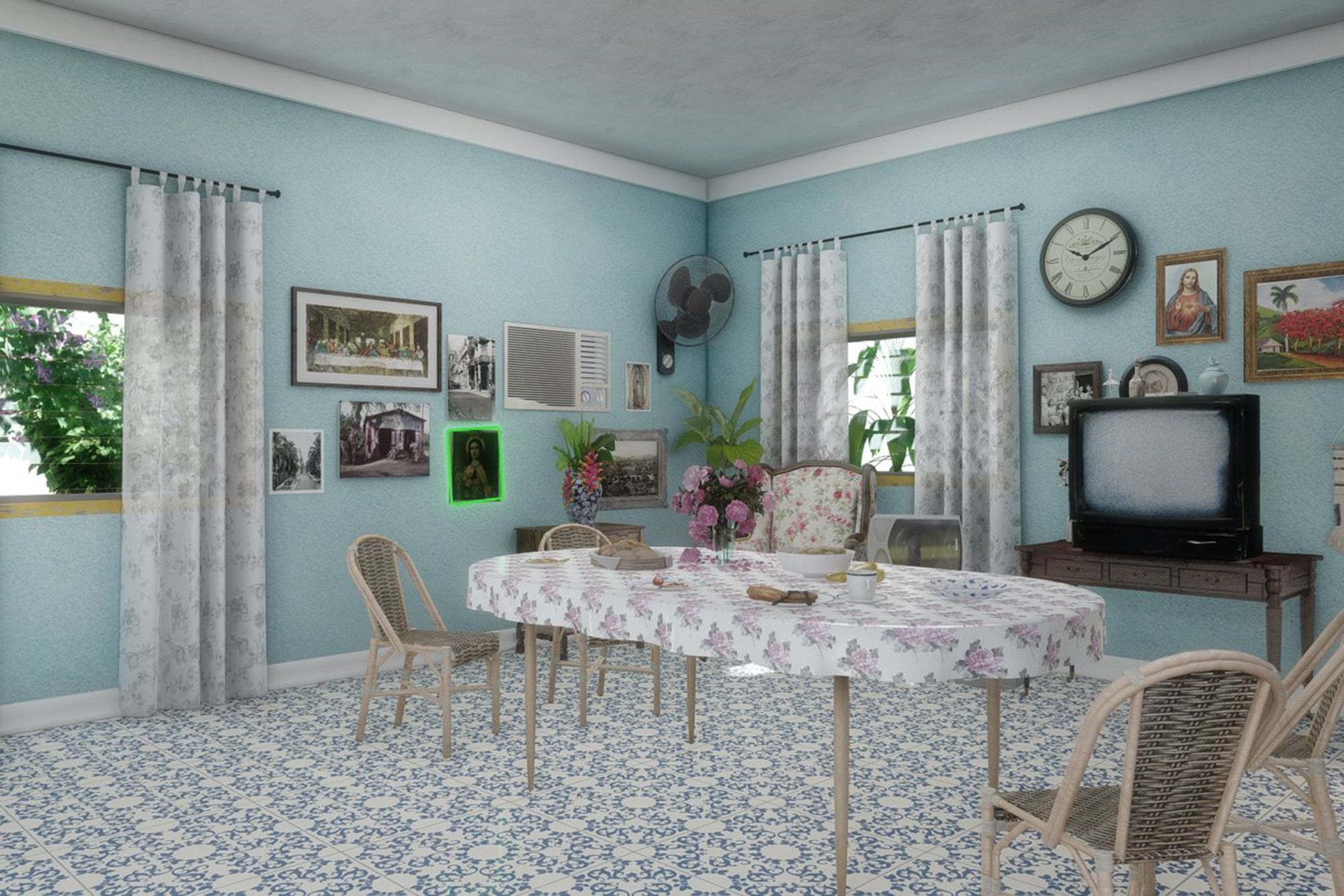 La estructura ya existía hacia afuera, pero por dentro era una caja vacía que tuvieron que llenar porque nunca se había diseñado el interior