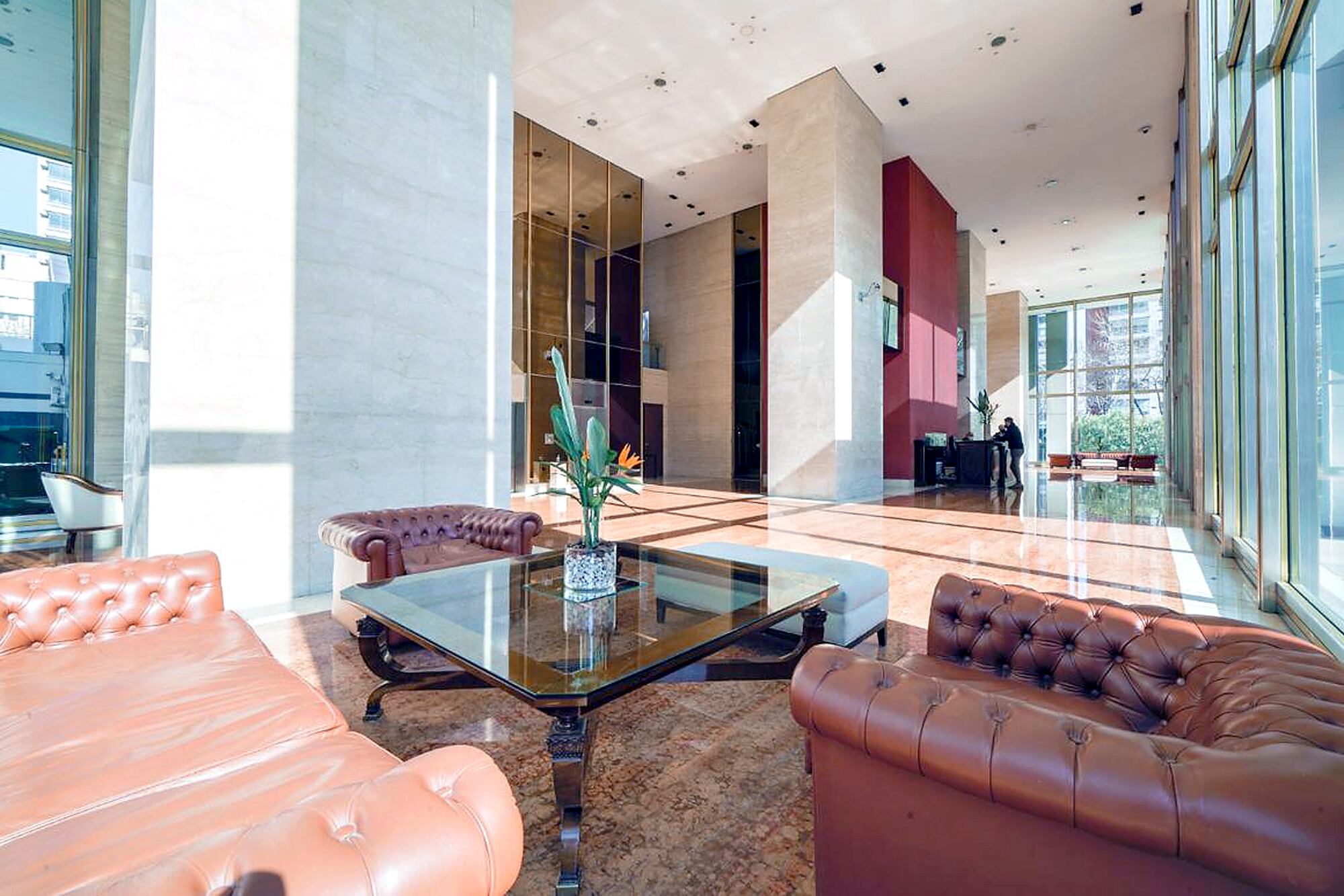 El hall de entrada del Le Parc Demaria