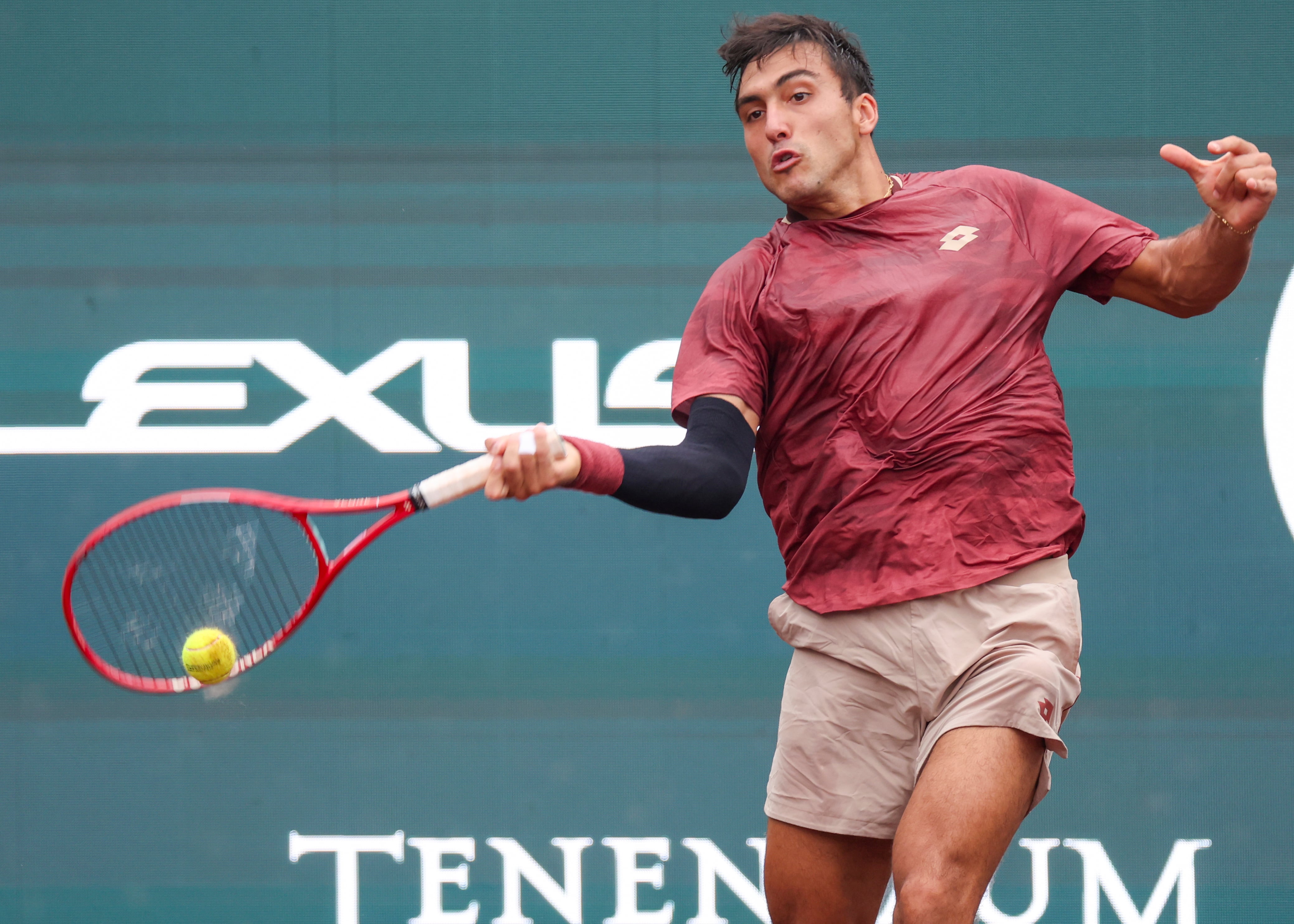 Román Burruchaga consiguió uno de los mejores triunfos de su carrera y dio otro paso en Houston
