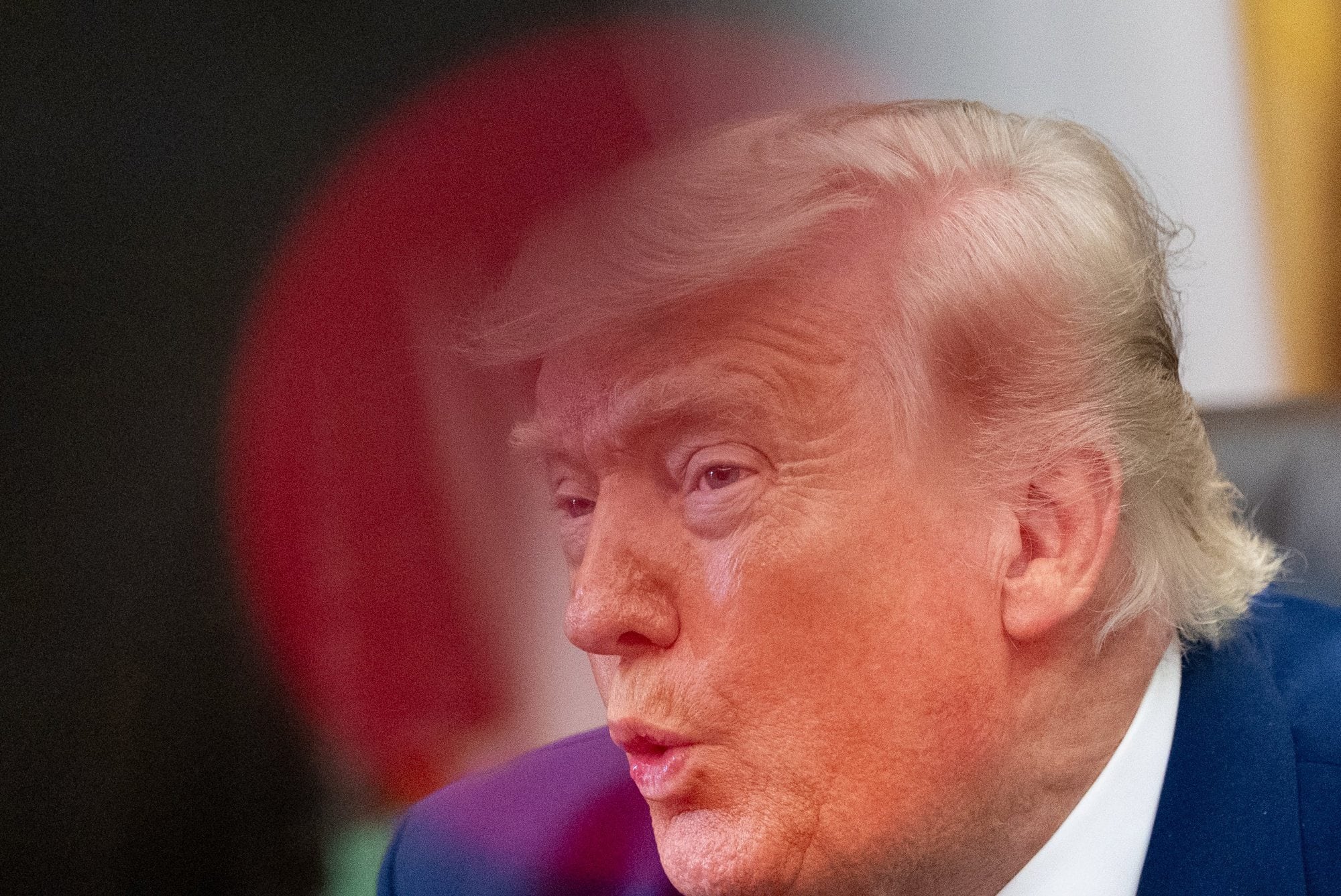 El presidente Donald Trump, en el Salón Oval