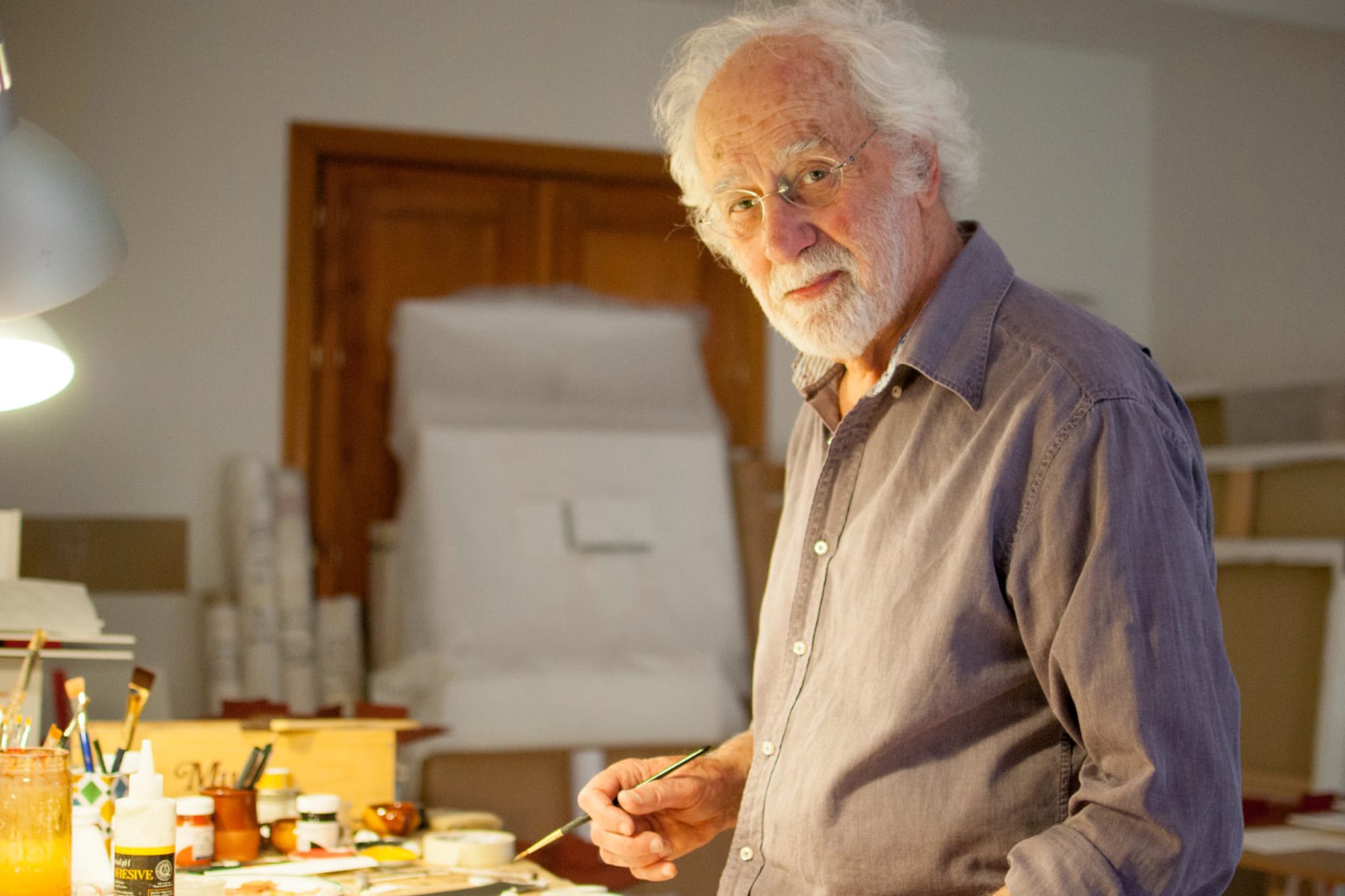 “La imaginación geométrica” recorre más de seis décadas de producción del argentino César Paternosto
