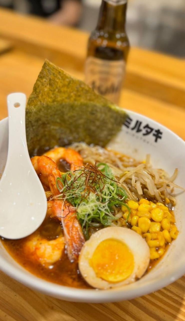 Ebi Karai Ramen en Mirutaki