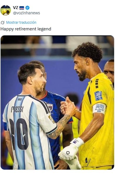 La imagen que publicó Vozinha