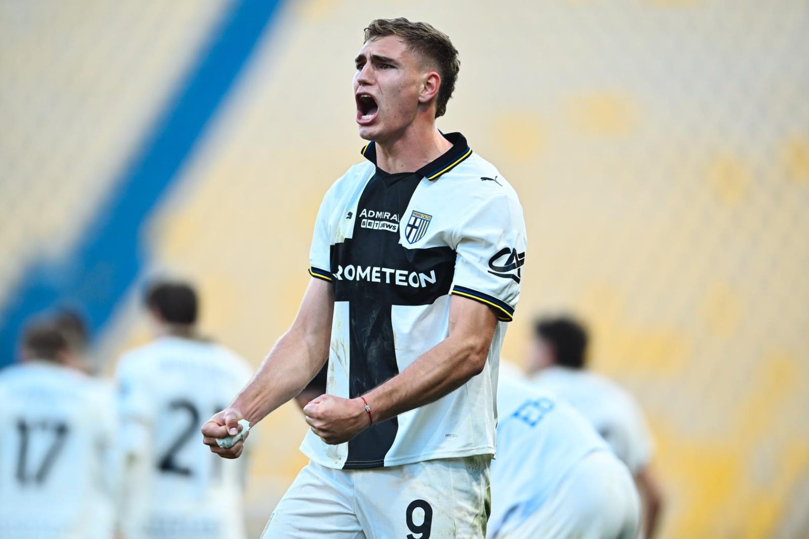 Mateo Pellegrino, el máximo goleador de Parma esta temporada con 11 goles