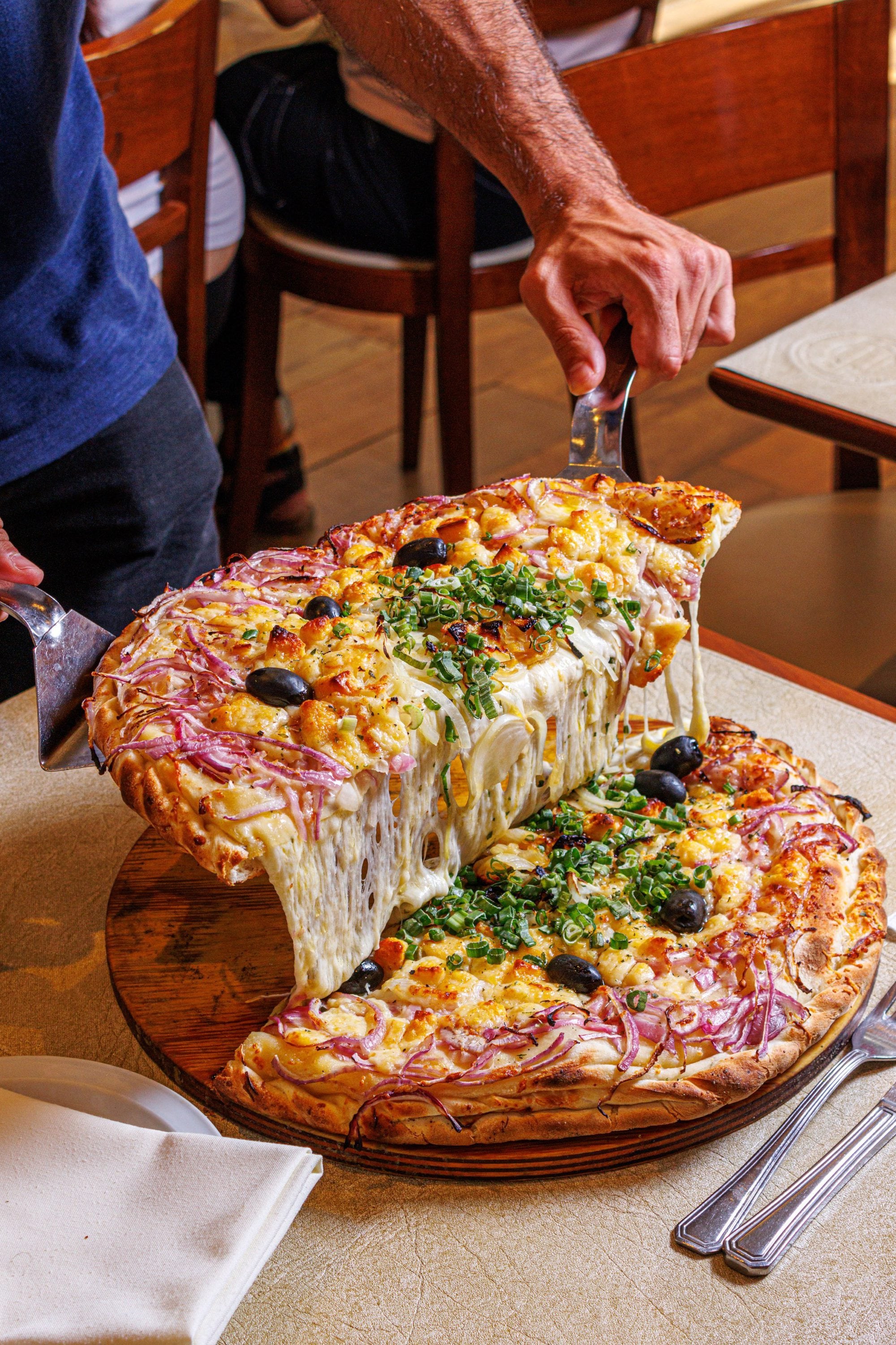 La Fourzzeta, con cuatro tipo de cebolla distinta, de San Carlos, en Caballito