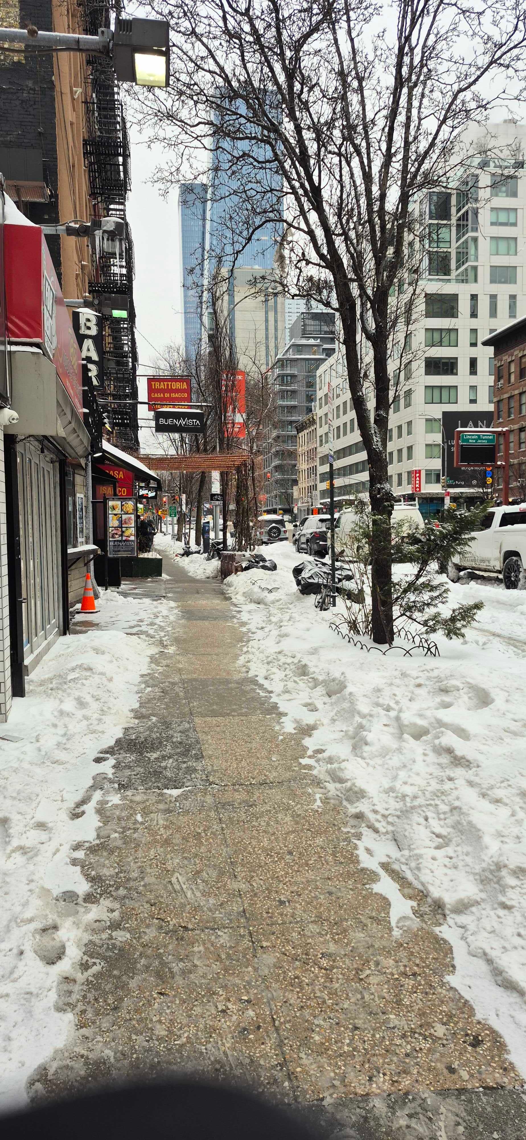 Así avanza la limpieza de nieve en la ciudad de Nueva York