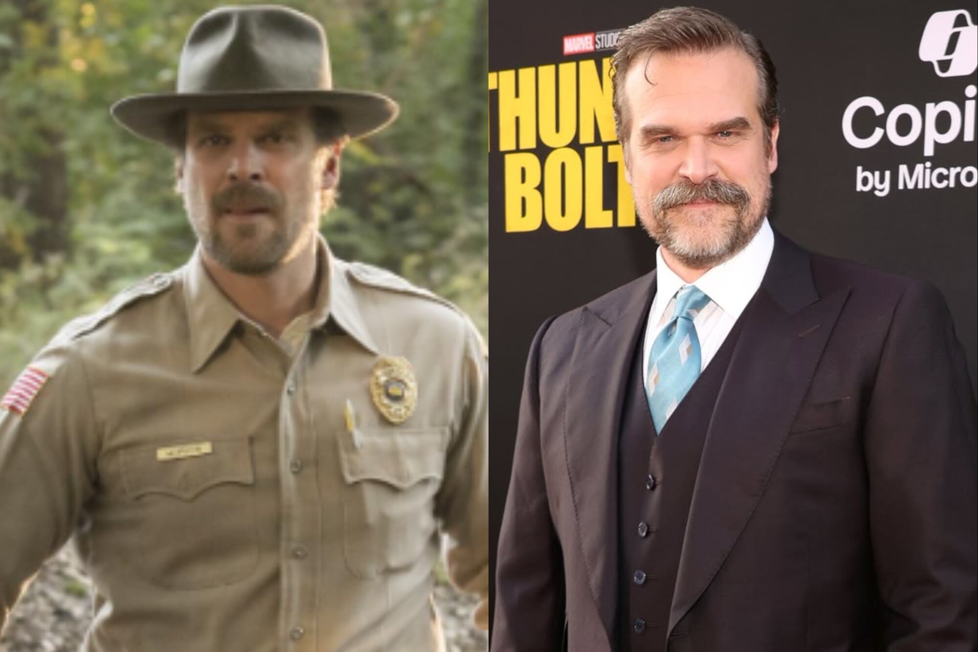 David Harbour como Jim Hopper en Stranger Things (Foto: Netflix / Instagram @marvel)