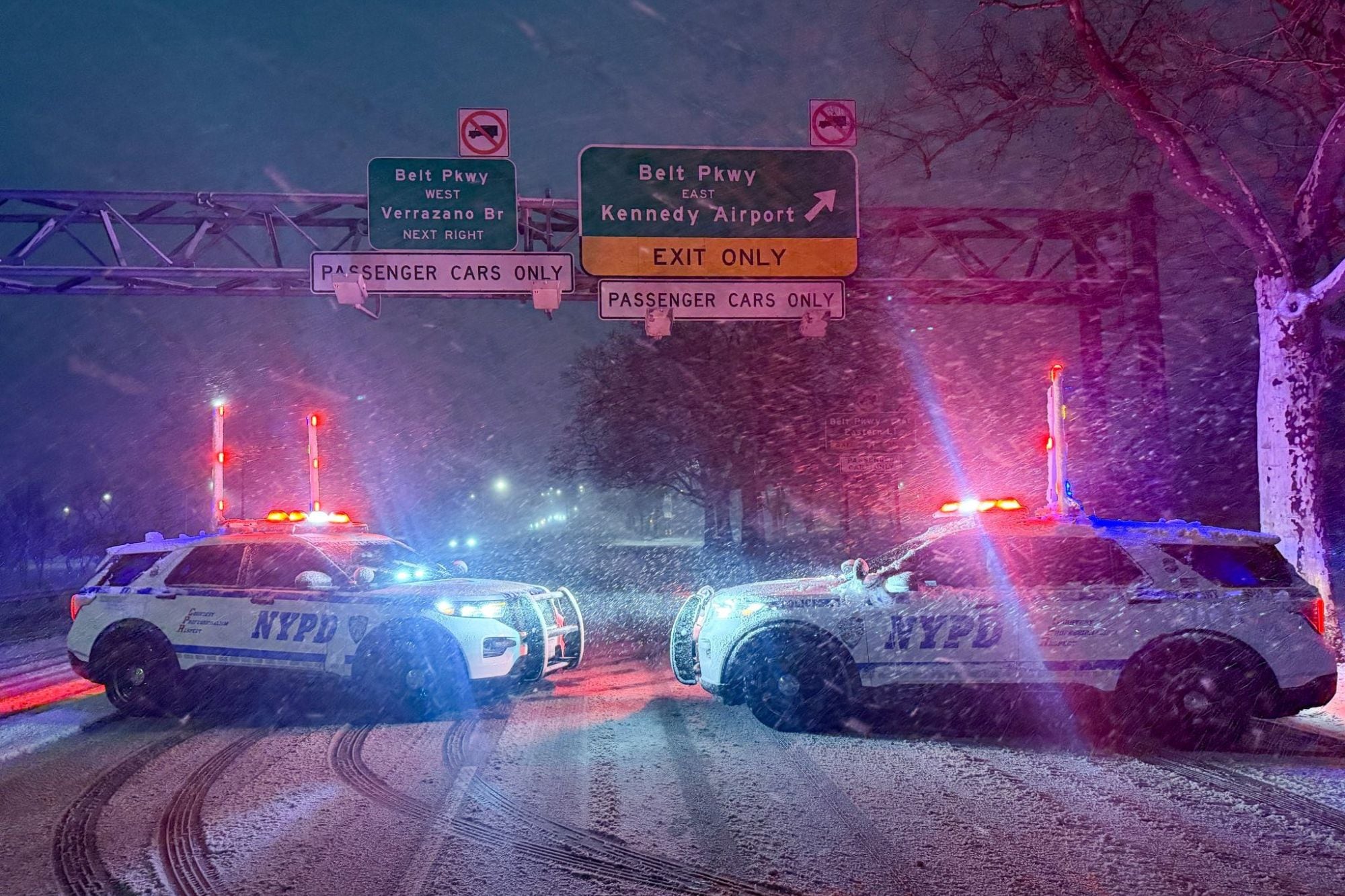 Las autoridades de la ciudad de Nueva York emitieron advertencias en medio de la tormenta invernal
