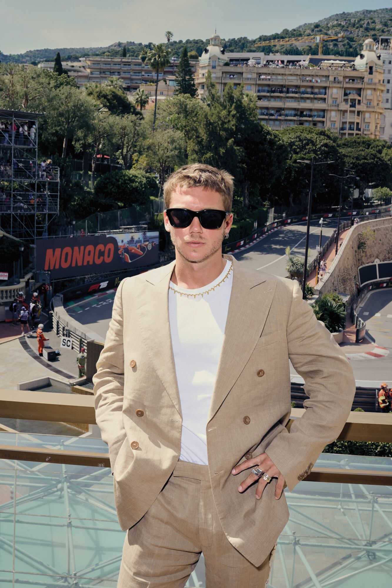 El actor argentino Franco Masini viajó a Mónaco invitado por Givenchy Beauty.